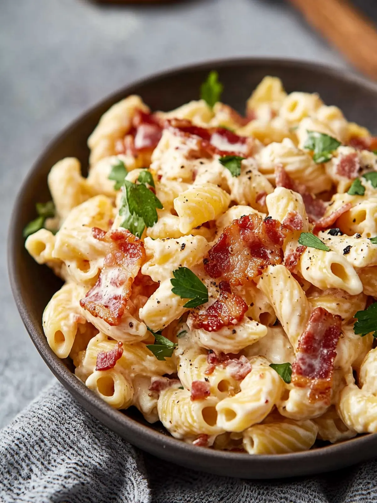 Creamy Bacon Cheddar Ranch Pasta Salad for Summer Fun 4 Creamy Bacon Cheddar Ranch Pasta Salad