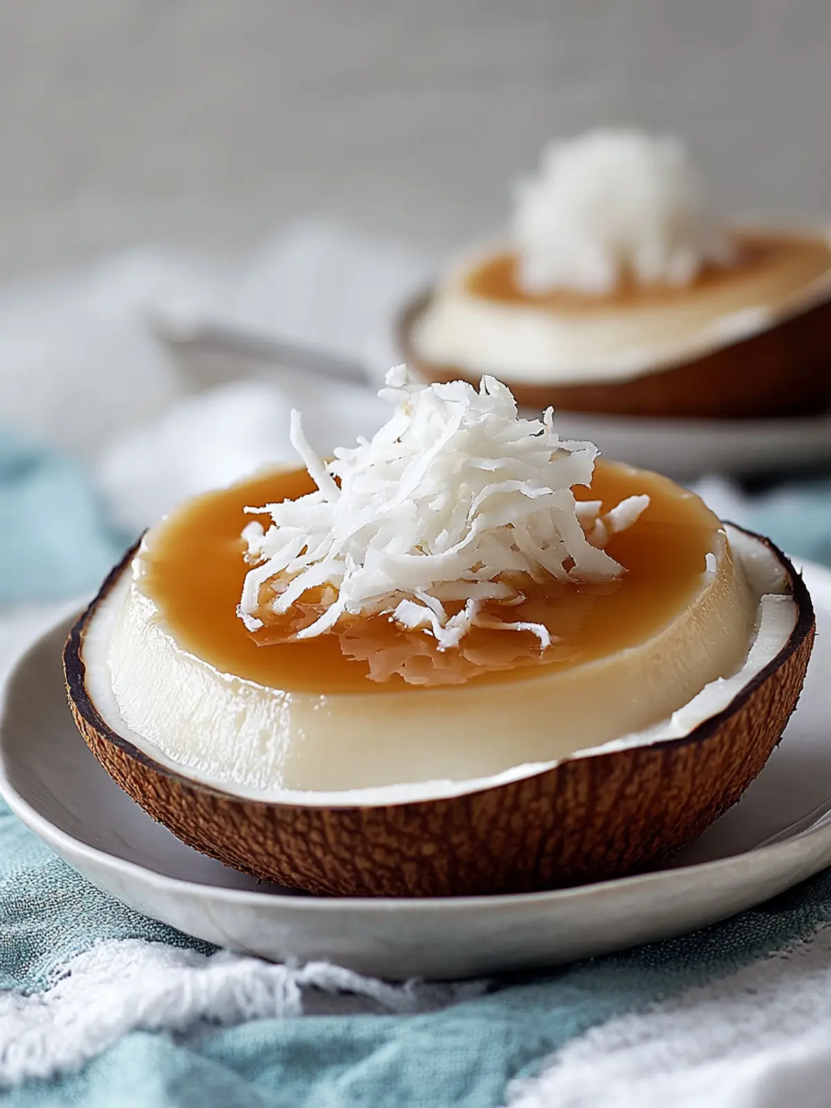 Irresistible Flan de Coco with Silky Caramel Bliss 4 Flan de Coco