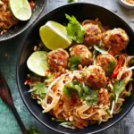 Savory Turkey Meatball Pad Thai in Just 30 Minutes 4 Turkey Meatball Pad Thai
