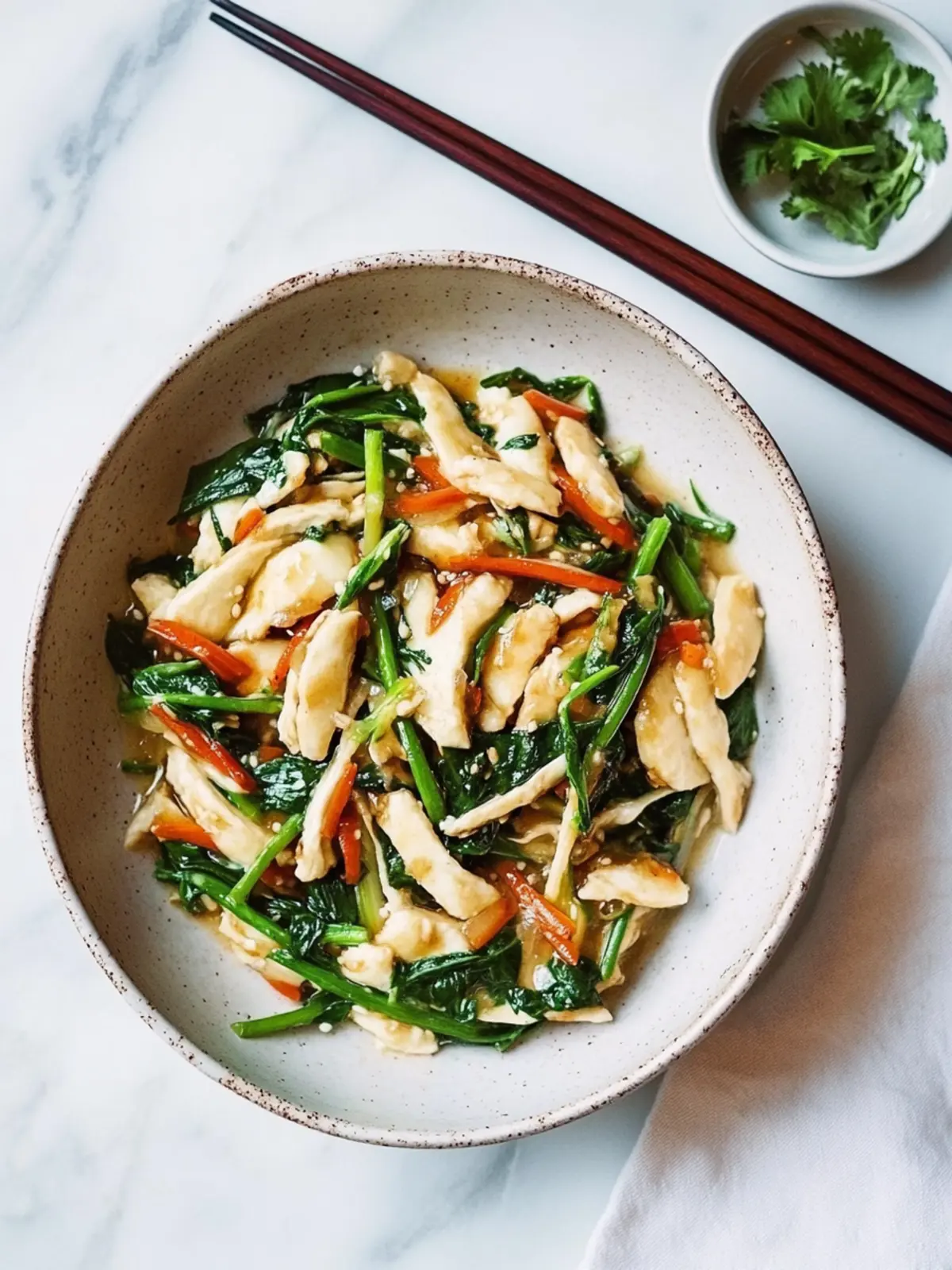 Savory Shanghai Rice Cake Stir-fry w/ Shepherd’s Purse Bliss 3 Shanghai Rice Cake Stir-fry w/ Shepherd’s Purse