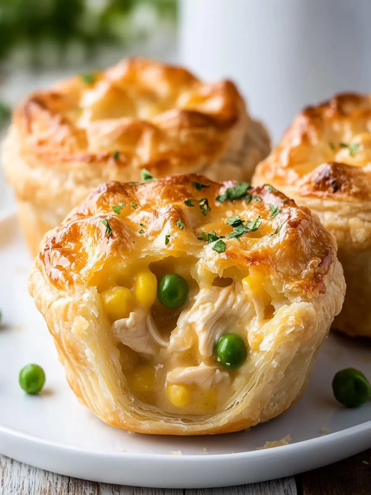 Mini Chicken Pot Pies: Cozy Comfort in Every Bite 2 Mini Chicken Pot Pies