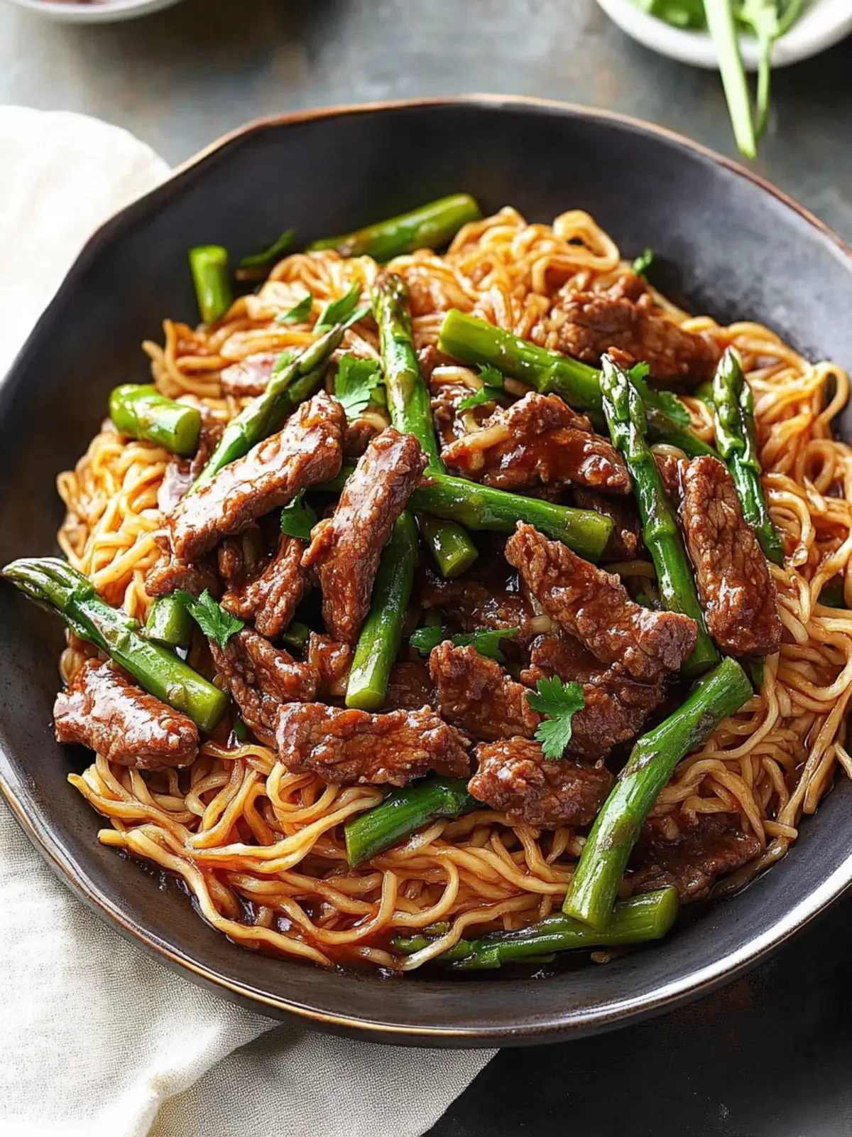 Savory Asparagus Beef Lo Mein: Quick & Easy Weeknight Winner 4 Asparagus Beef Lo Mein