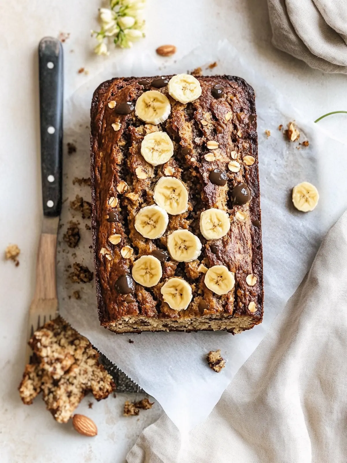 Cottage Cheese Banana Bread with Almond Flour for Healthier Mornings 3 Cottage Cheese Banana Bread with Almond Flour