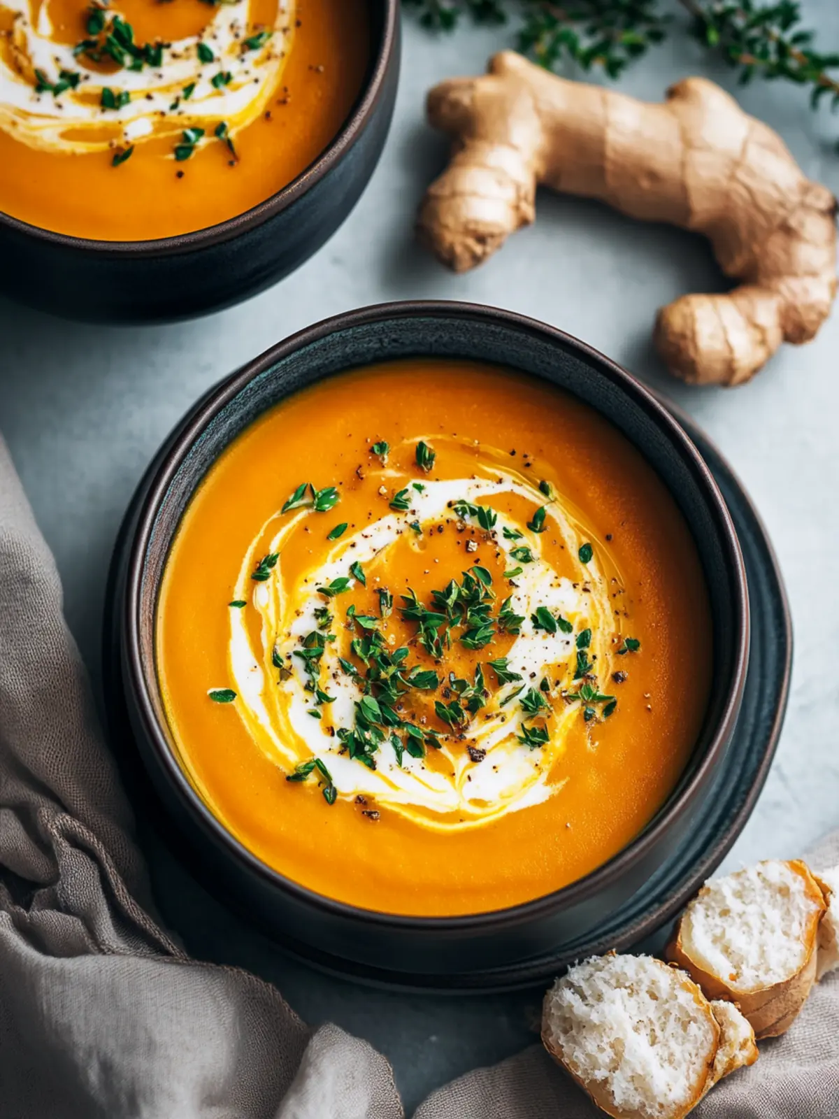 Roasted Carrot Ginger Soup: Your Warm, Cozy Vegan Favorite 4 Roasted Carrot Ginger Soup