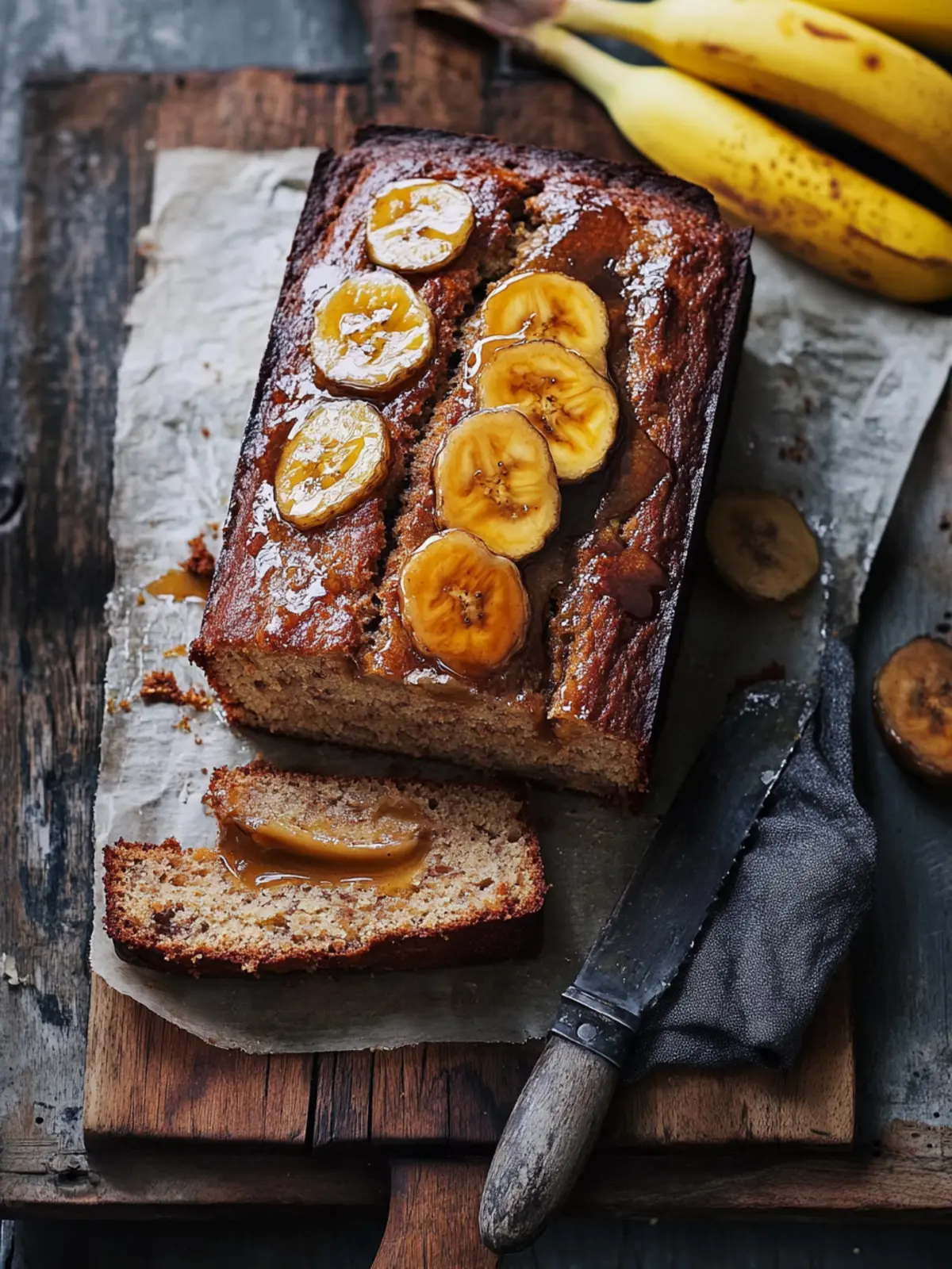 Irresistible Banana Bread With Caramelised Bananas Delight 4 Banana Bread With Caramelised Bananas