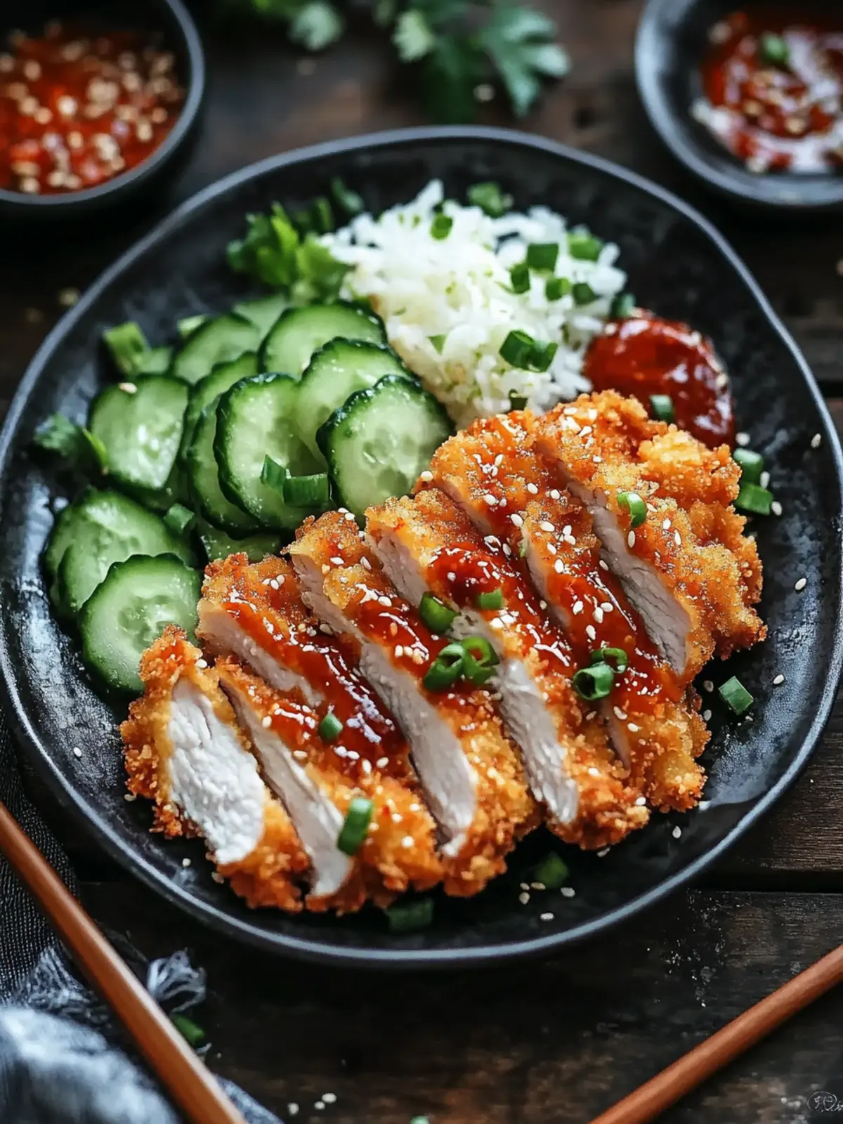 Spicy Korean Chicken Katsu: Crispy Crunch with Fiery Flavor 4 Spicy Korean Chicken Katsu: Crispy Crunch with a Fiery Twist