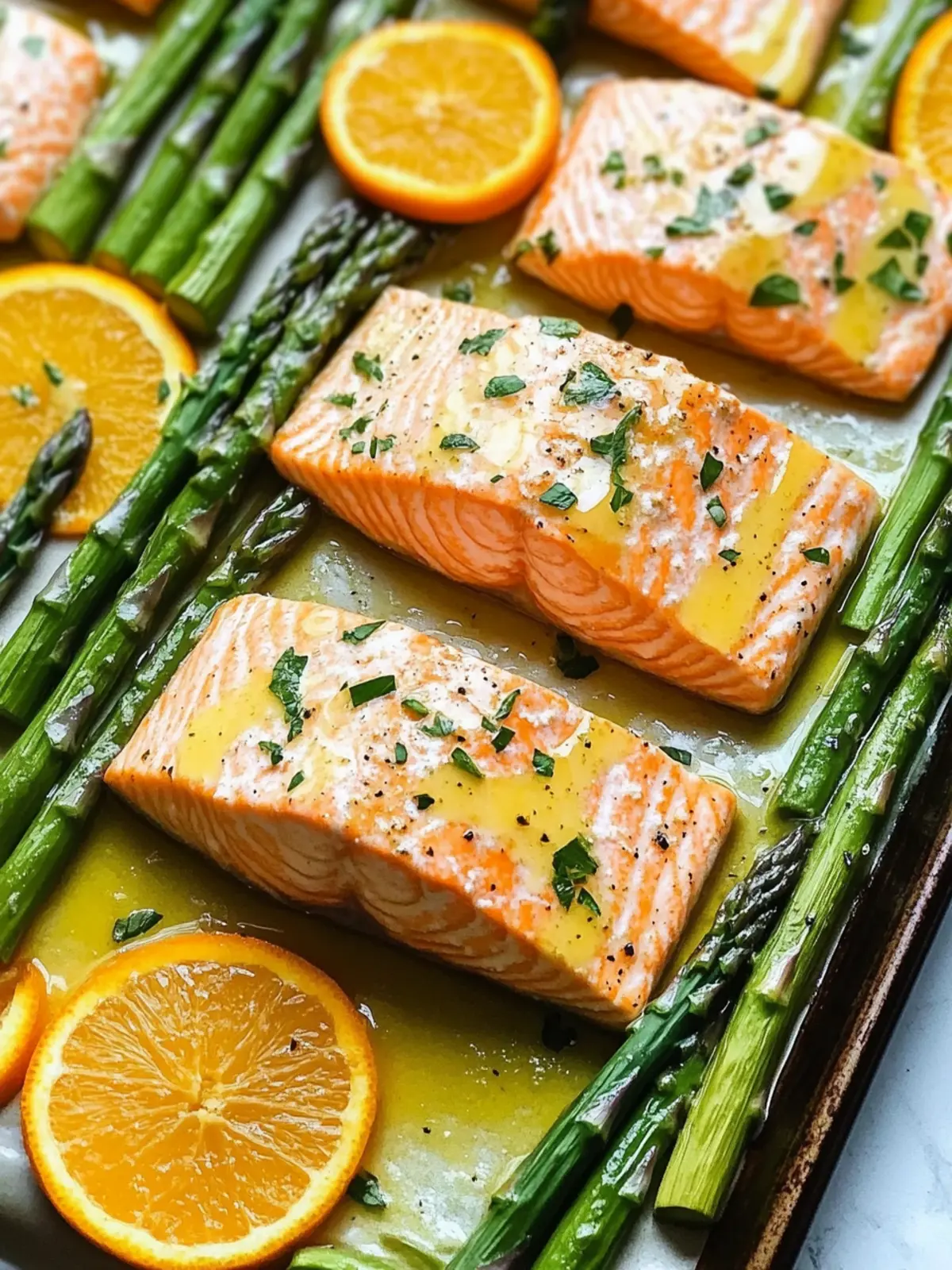 Delicious Sheet Pan Salmon and Asparagus with Orange Glaze Magic 3 Delicious Sheet Pan Salmon and Asparagus with Orange Glaze