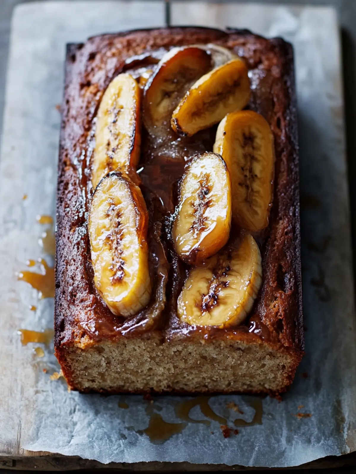 Irresistible Banana Bread With Caramelised Bananas Delight 3 Banana Bread With Caramelised Bananas