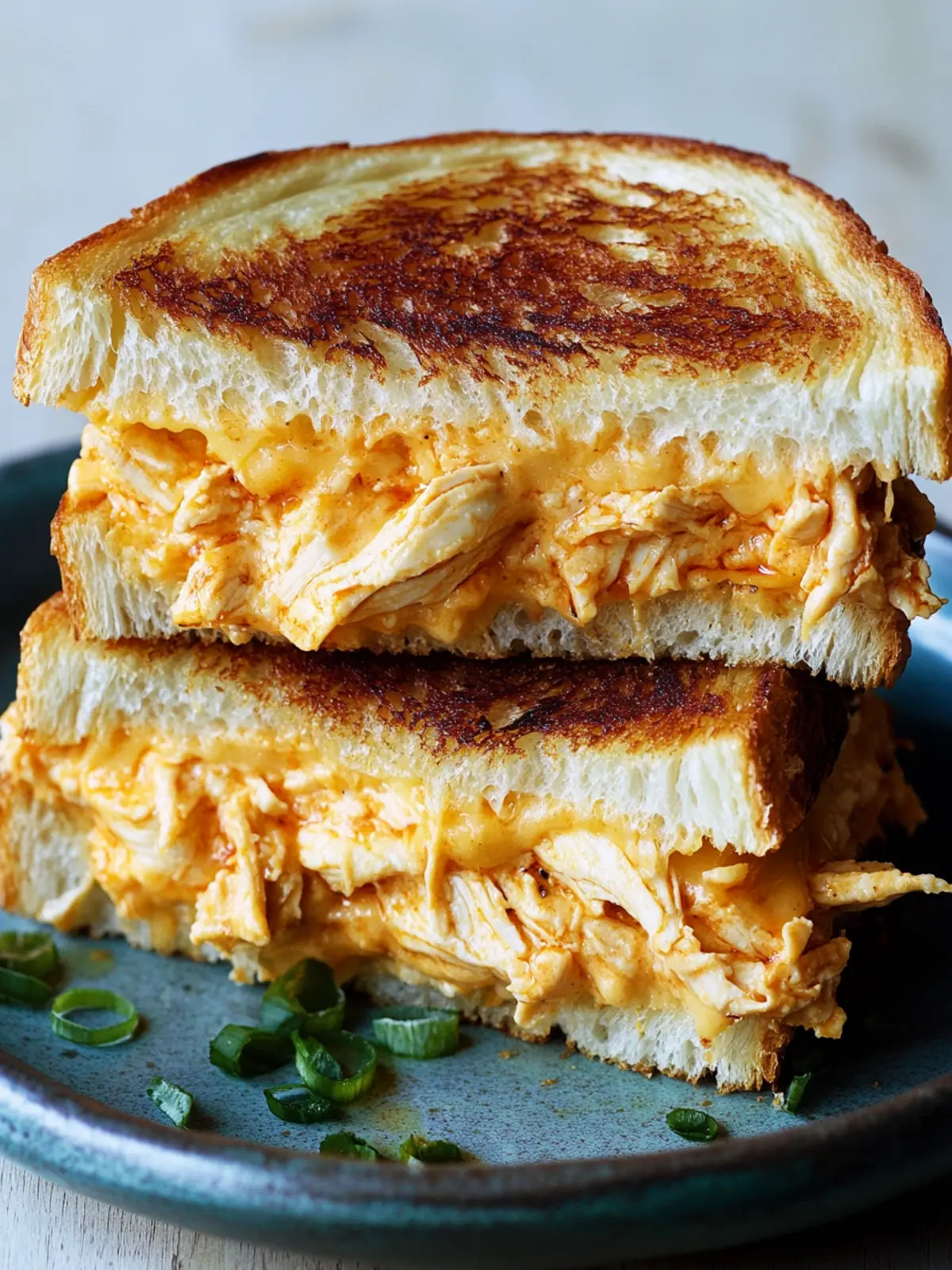 Buffalo Chicken Grilled Cheese: A Game Day Must-Try Delight 4 Buffalo Chicken Grilled Cheese