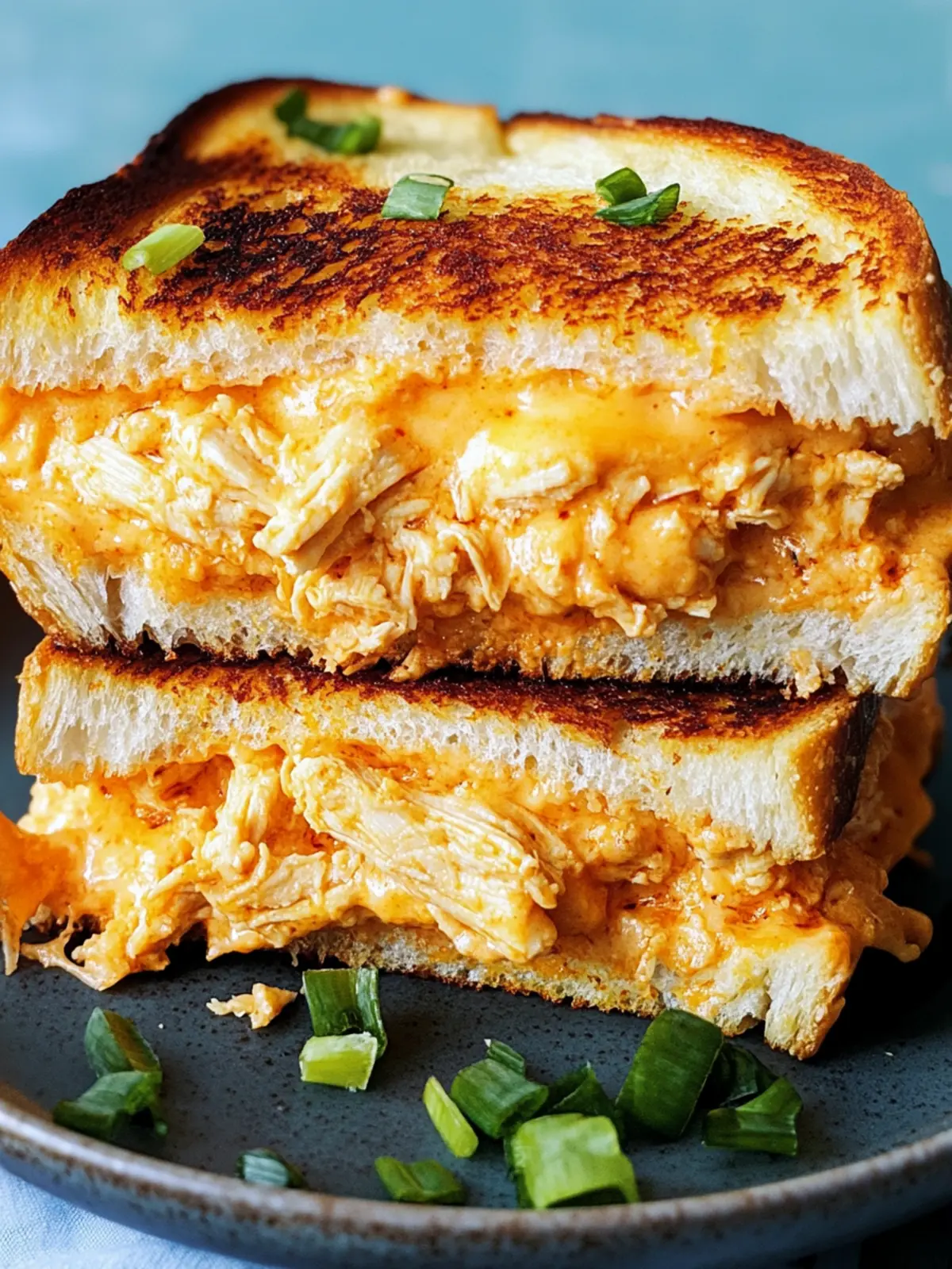 Buffalo Chicken Grilled Cheese: A Game Day Must-Try Delight 3 Buffalo Chicken Grilled Cheese