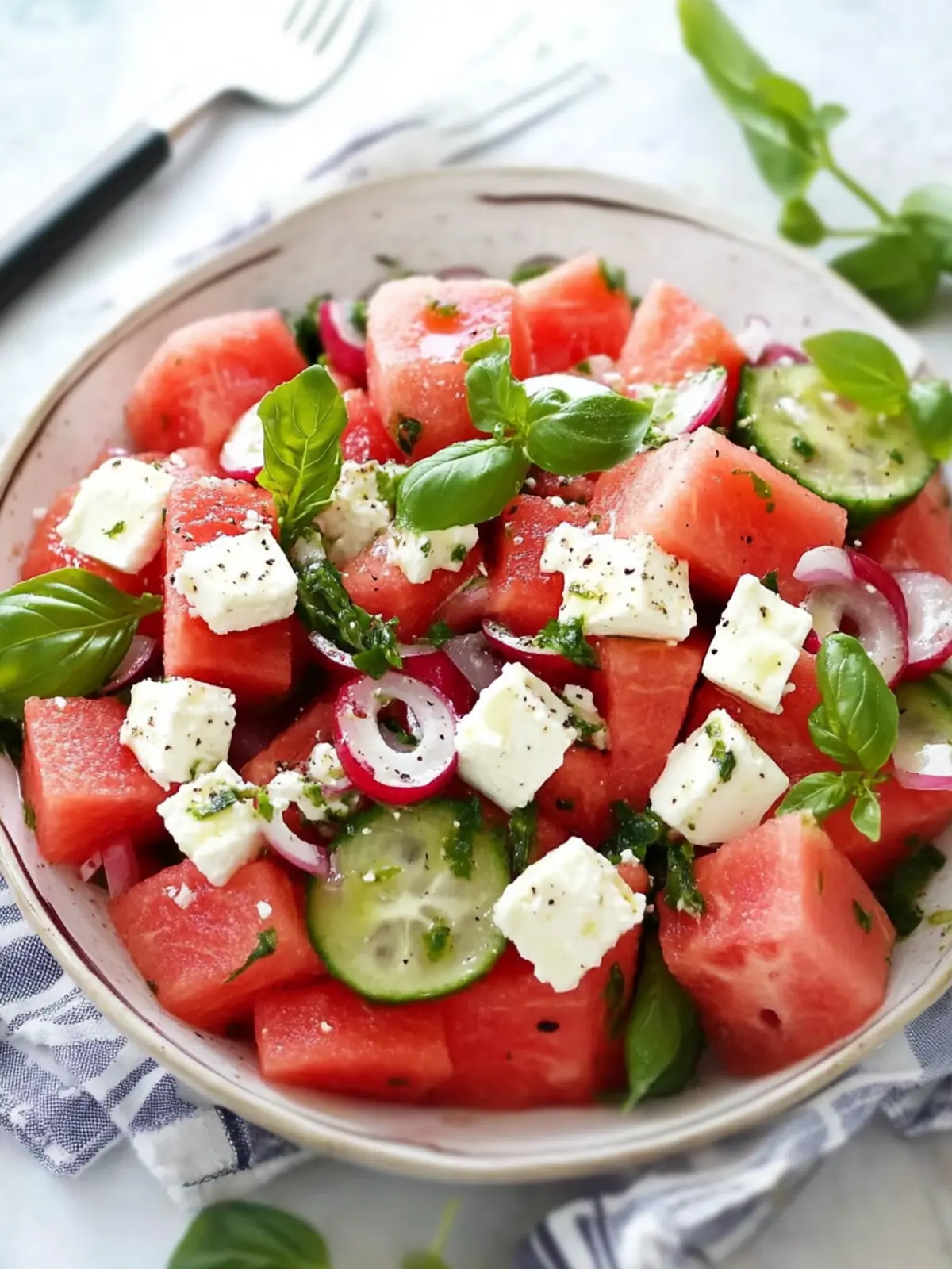 Nigella Watermelon and Feta Salad That Screams Summer Joy 2 Nigella Watermelon And Feta Salad