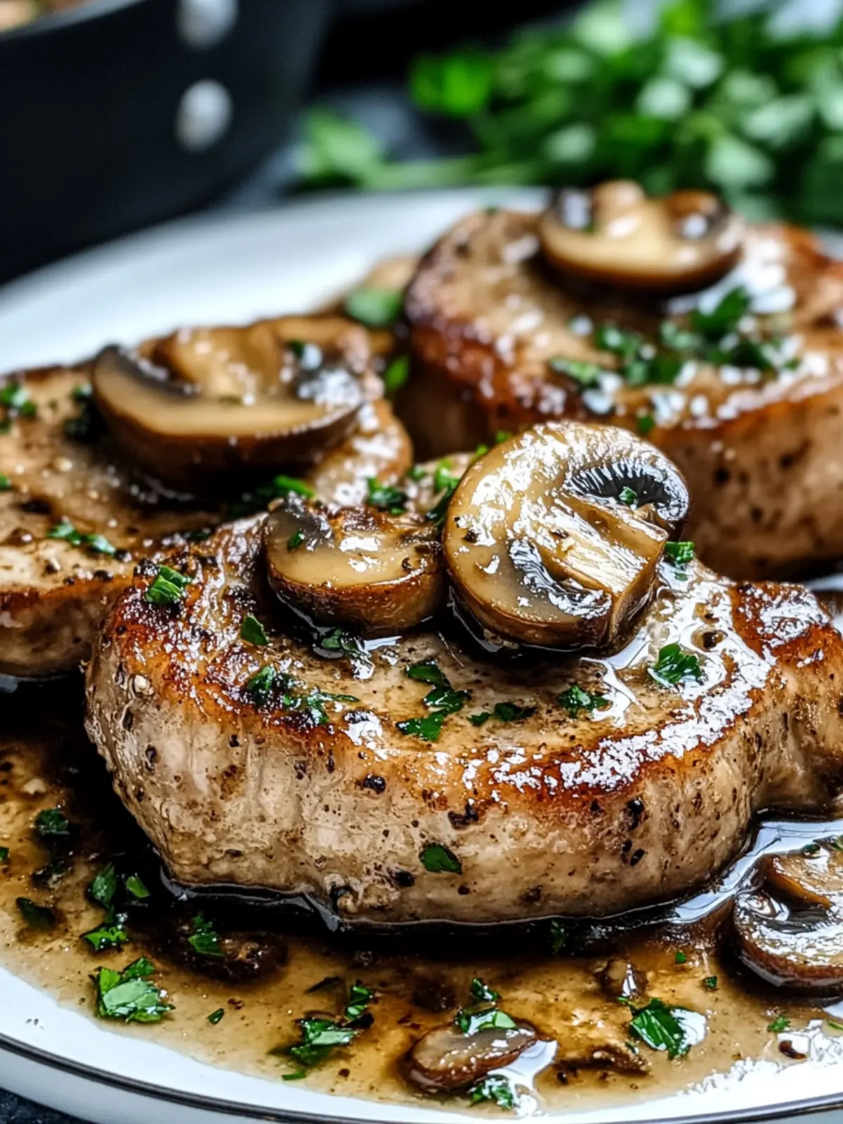 Garlic Butter Mushroom Pork Chops Make Dinner Delightful Fast 5 Garlic Butter Mushroom Pork Chops Make Dinner Delightful Fast