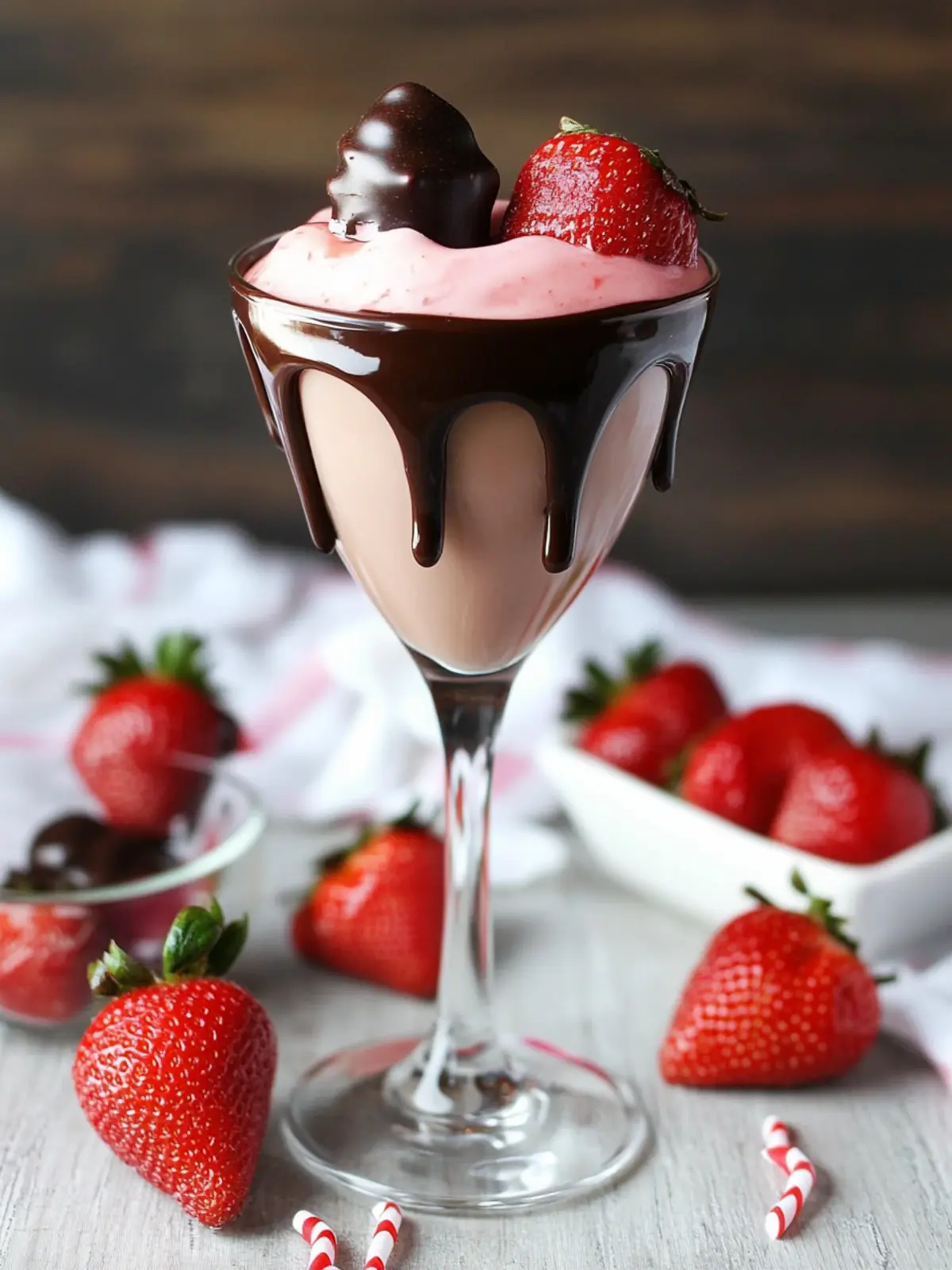 Decadent Chocolate Covered Strawberry Martini for Sweet Lovers 2 Chocolate Covered Strawberry Martini