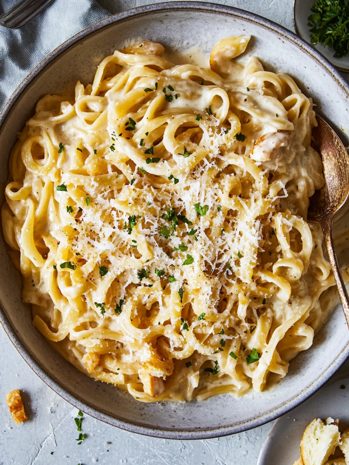 Creamy Garlicky Alfredo Ditalini: A Quick Comfort Food Magic 2 Creamy Garlicky Alfredo Ditalini