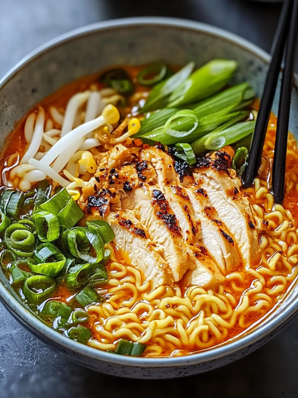 Fiery Chicken Ramen Garlic Bliss: 40-Minute Spicy Comfort 2 Fiery Chicken Ramen Garlic Bliss: Spicy Comfort in 40 Minutes