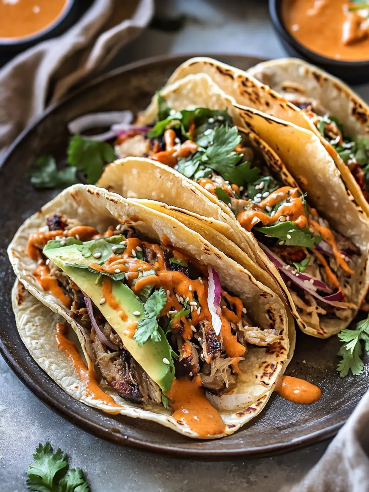 Crockpot Korean Inspired Tacos with Yum Yum Sauce Bliss 4 Crockpot Korean Inspired Tacos with Yum Yum Yummm Sauce.
