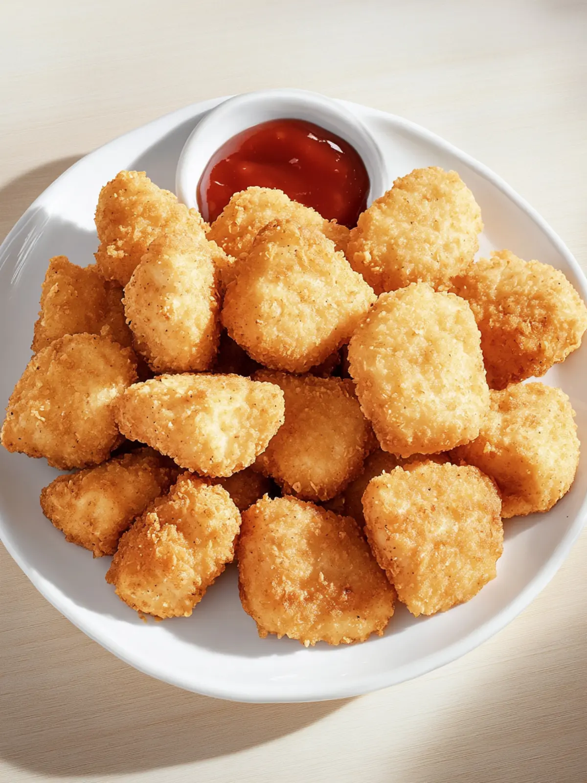Crispy Chicken Nuggets: Joyful Breaded Chicken Bites at Home 3 Chicken Nuggets (Breaded Chicken Bites)