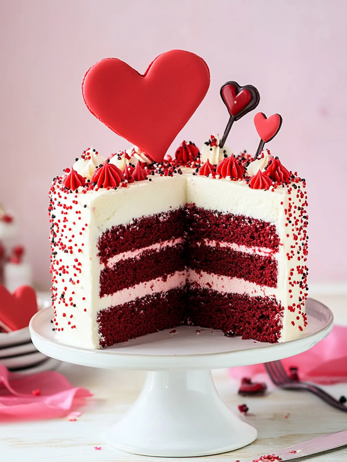 Irresistible Red Velvet Valentine’s Day Cake to Impress Anyone 5 Red Velvet Valentine’s Day Cake