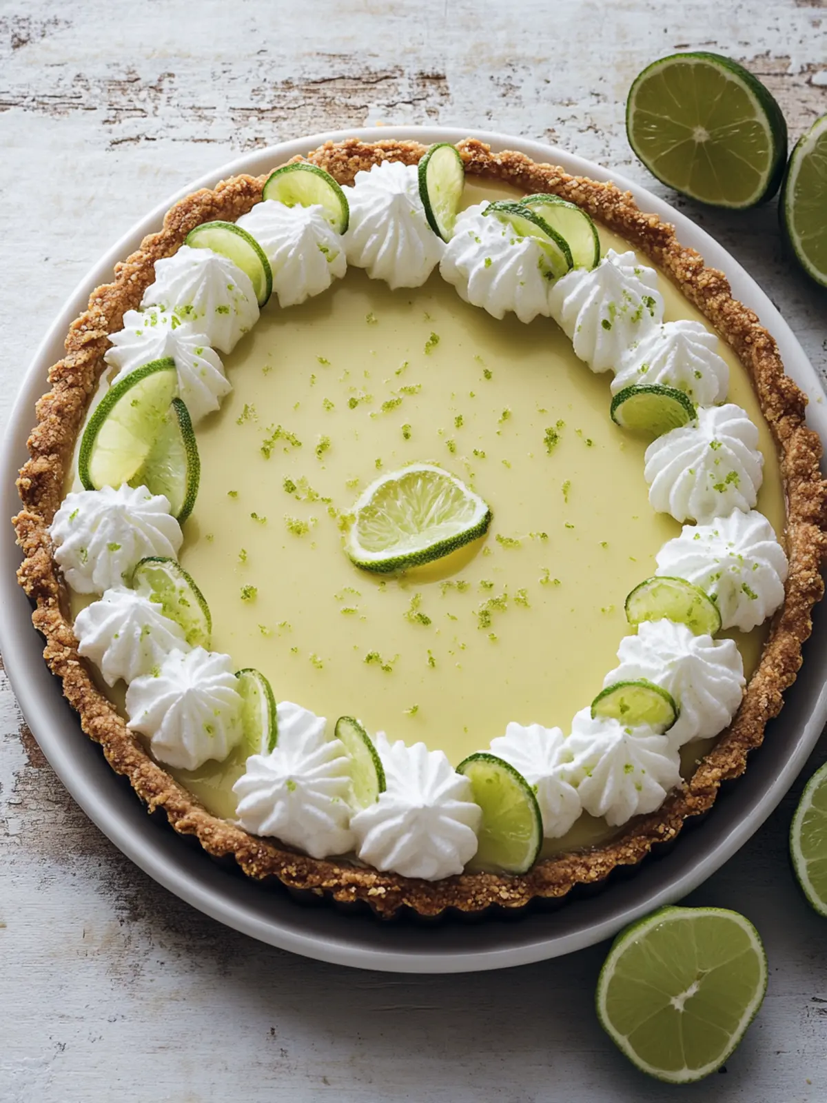 Zesty Key Lime Pie: A Creamy Citrus Custard Delight 2 Key Lime Pie (Citrus Custard Pie)