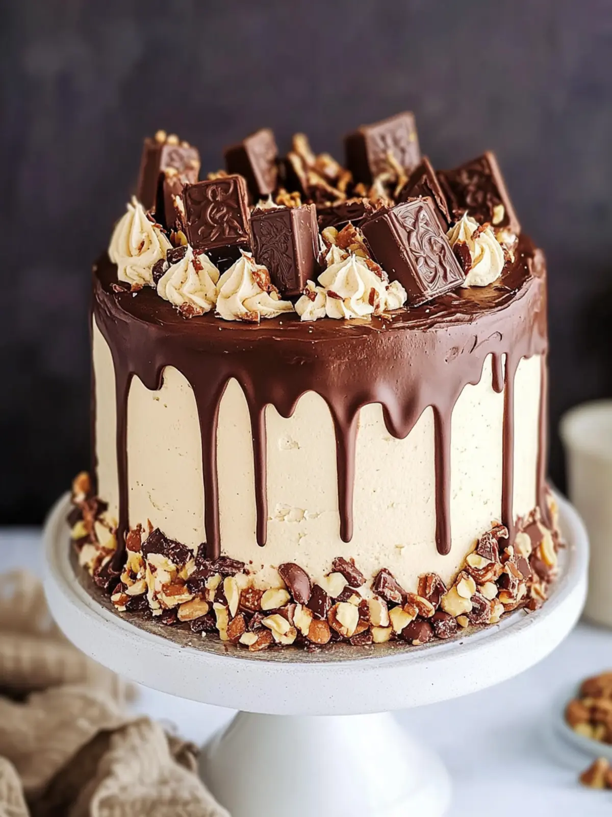 The Ultimate Snickers Cake: Indulge in Sweet Decadence 2 The Ultimate Snickers Cake