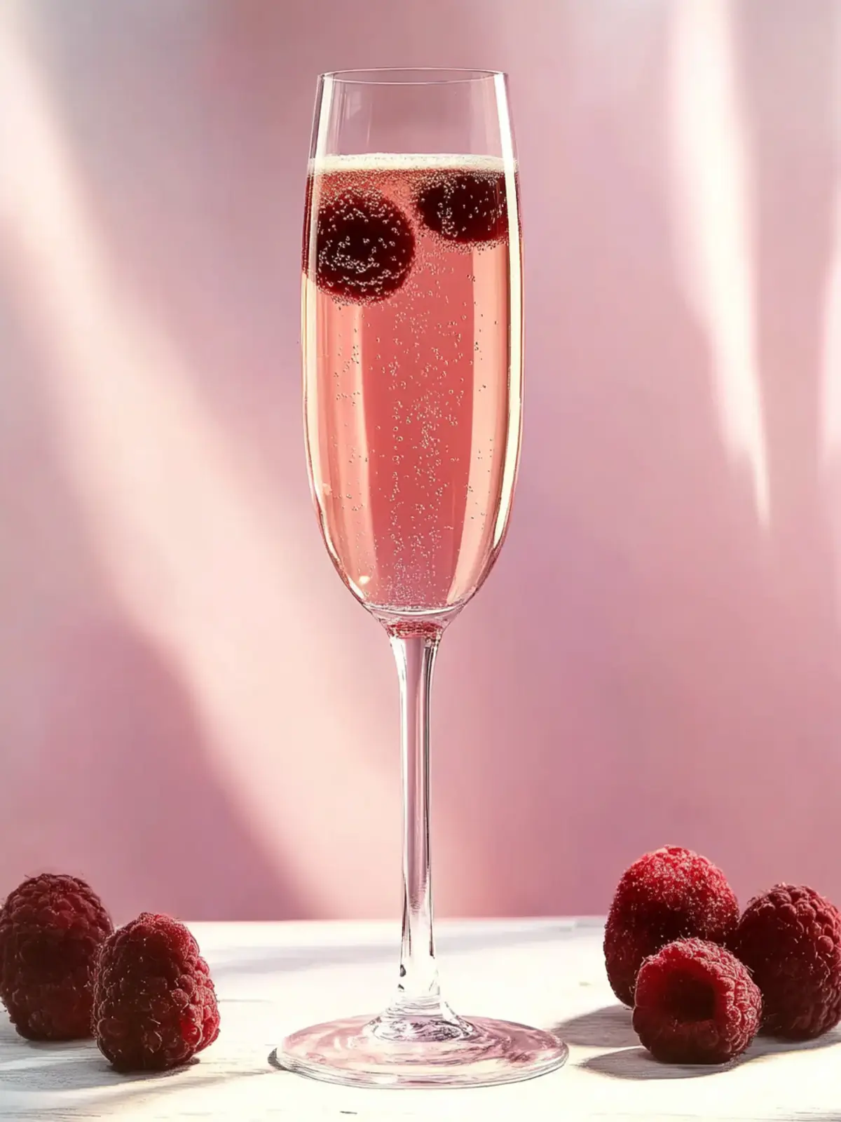 Effortless Kir Imperial: Champagne & Chambord Delight 5 Kir Imperial (Champagne & Chambord)