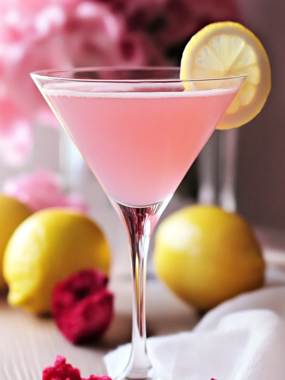 Refreshing Pink Lemon Drop Martini with Pink Whitney Vodka 3 Pink Lemon Drop Martini With Pink Whitney Vodka