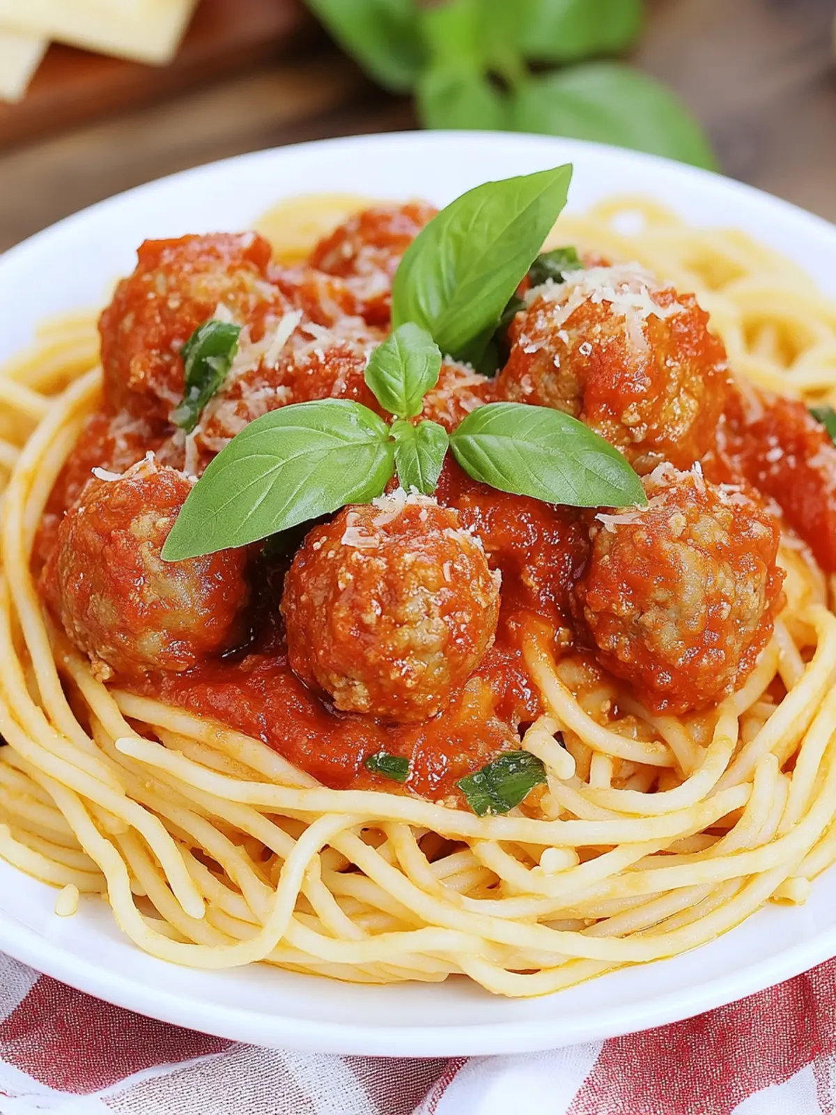 Savory Spaghetti and Meatballs: A Family Favorite Recipe 5 Spaghetti and Meatballs (Pasta with Tomato Sauce and Meatballs)