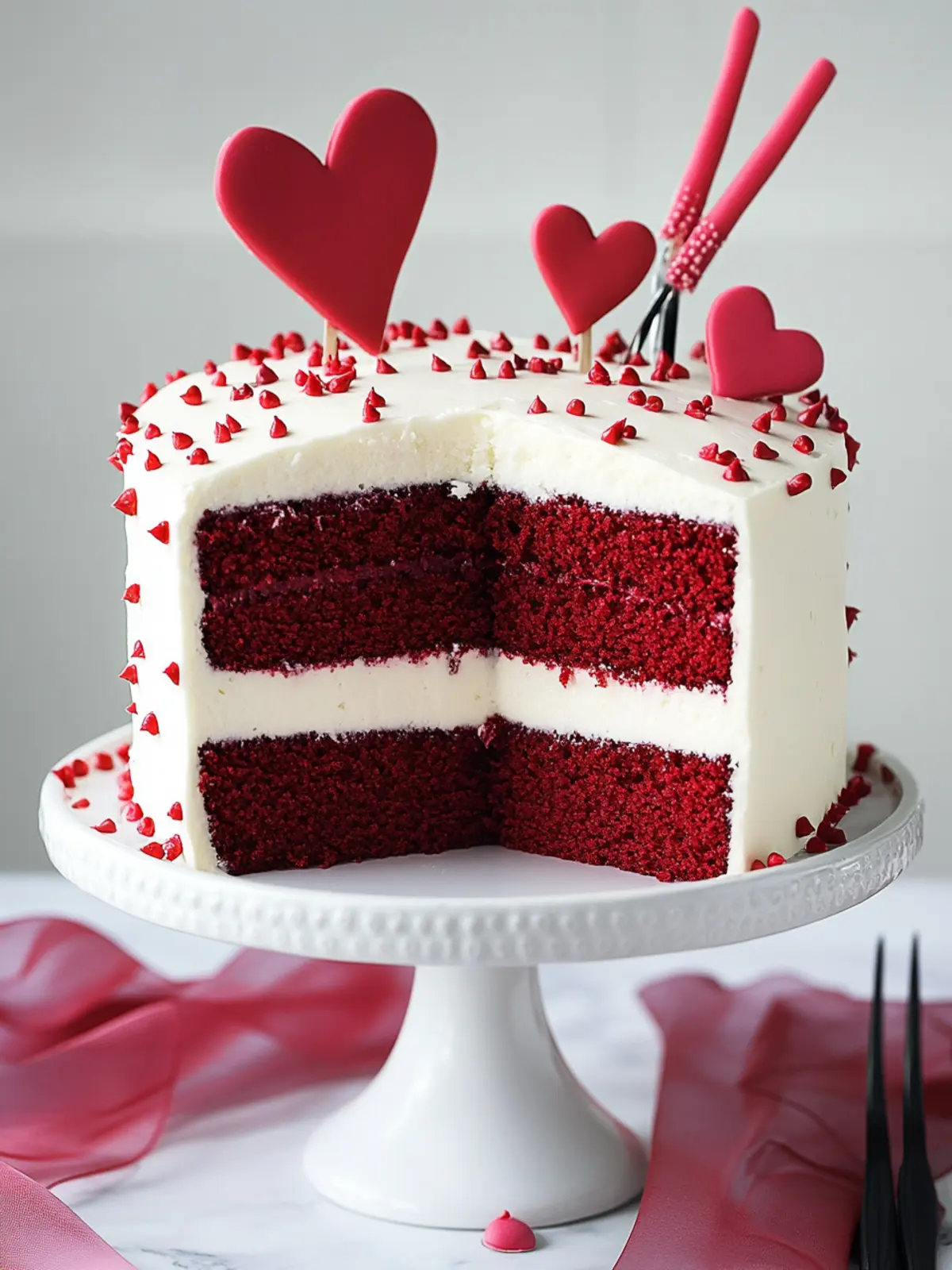 Irresistible Red Velvet Valentine’s Day Cake to Impress Anyone 3 Red Velvet Valentine’s Day Cake