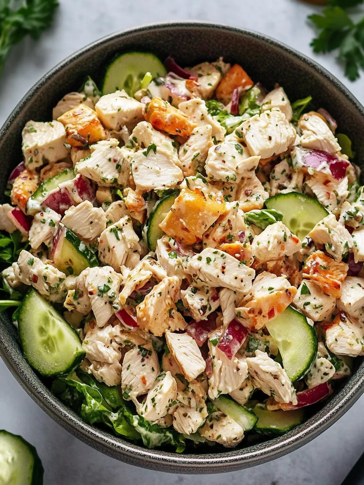 Best Chicken Salad with Fresh Herbs and Zesty Lemon Twist 2 Best Chicken Salad