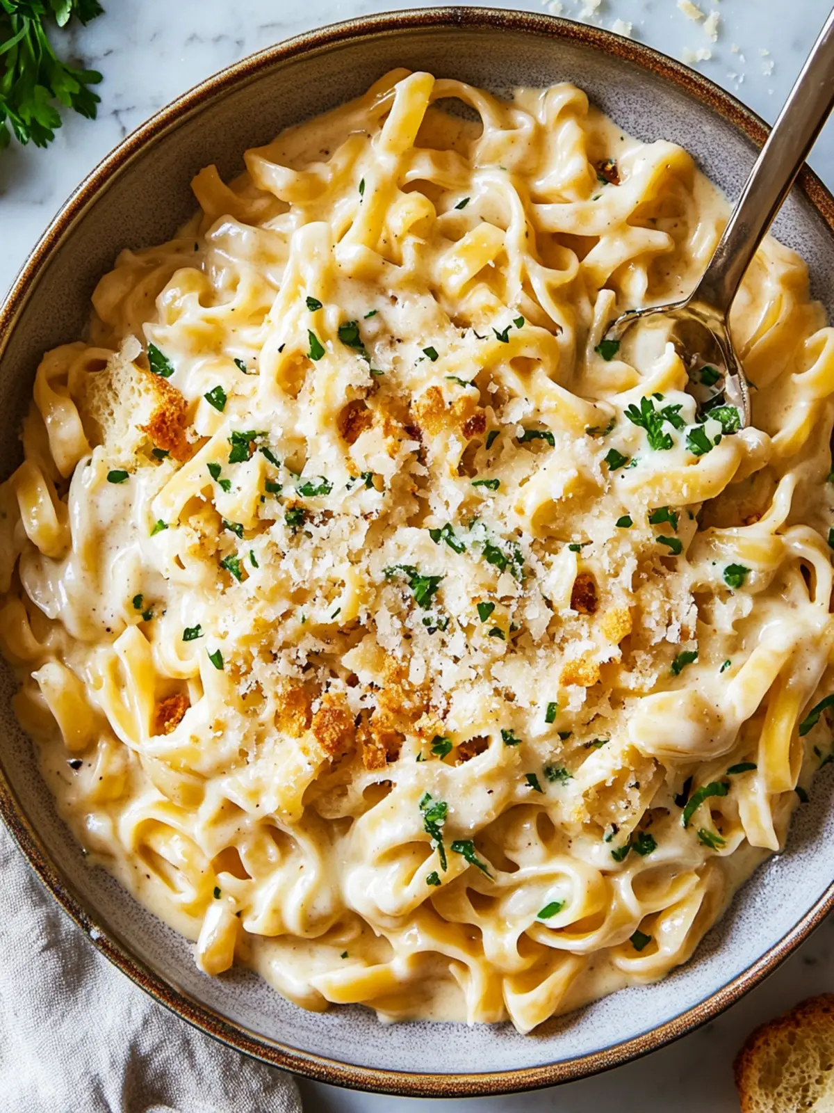 Creamy Garlicky Alfredo Ditalini: A Quick Comfort Food Magic 3 Creamy Garlicky Alfredo Ditalini