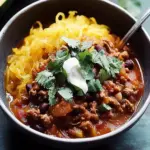 Spiced Turkey Chili with Spaghetti Squash for Cozy Nights 6 Spiced Turkey Chili with Spaghetti Squash for Cozy Nights