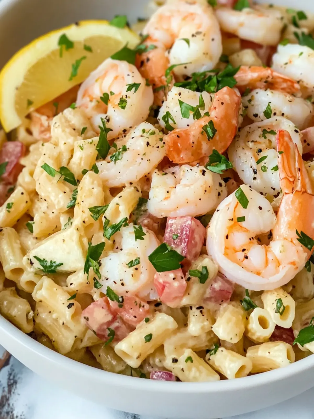 Delicious Shrimp Louis Pasta Salad for Your Summer Feasts 3 Shrimp Louis Pasta Salad