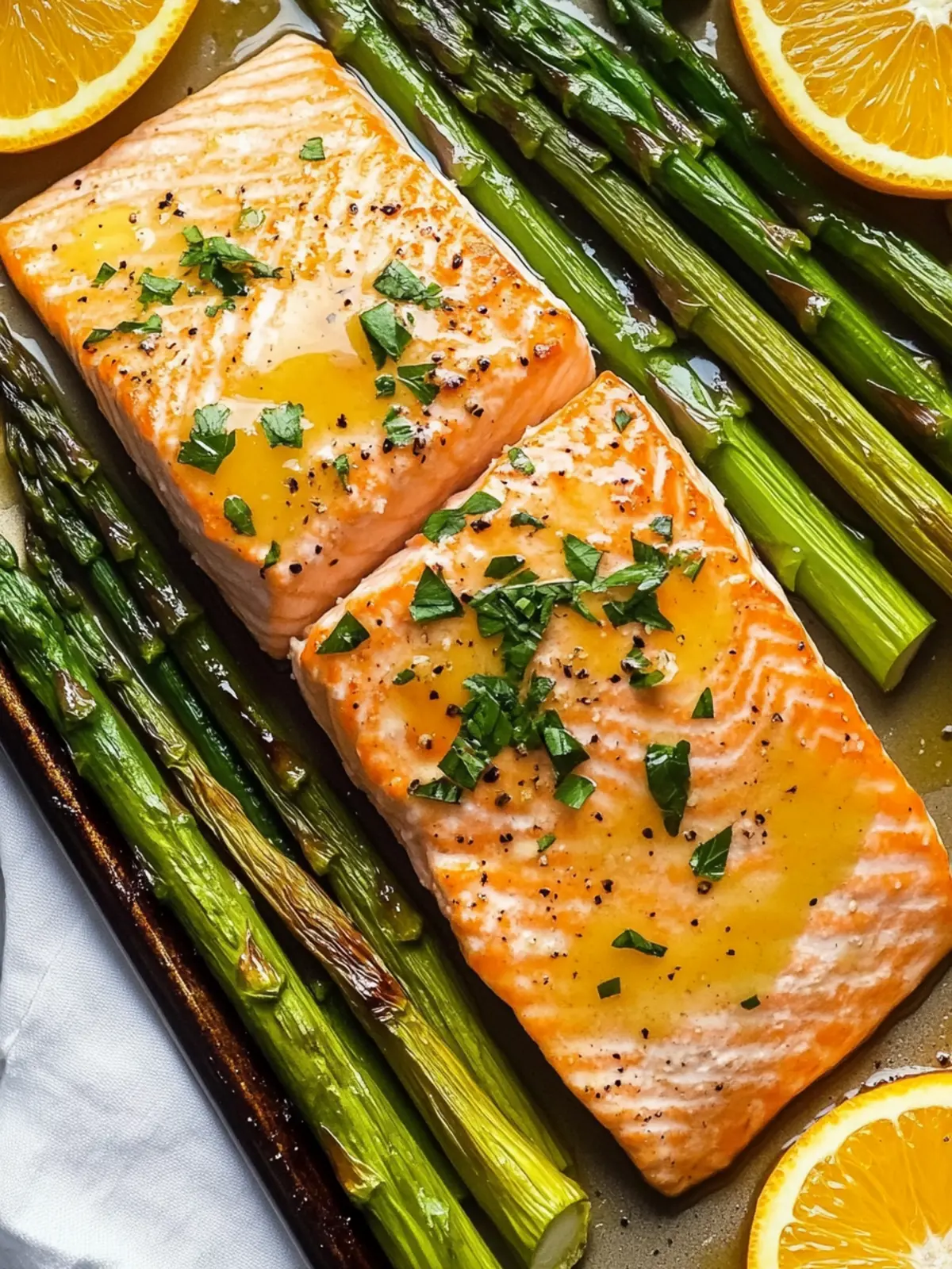 Delicious Sheet Pan Salmon and Asparagus with Orange Glaze Magic 5 Delicious Sheet Pan Salmon and Asparagus with Orange Glaze