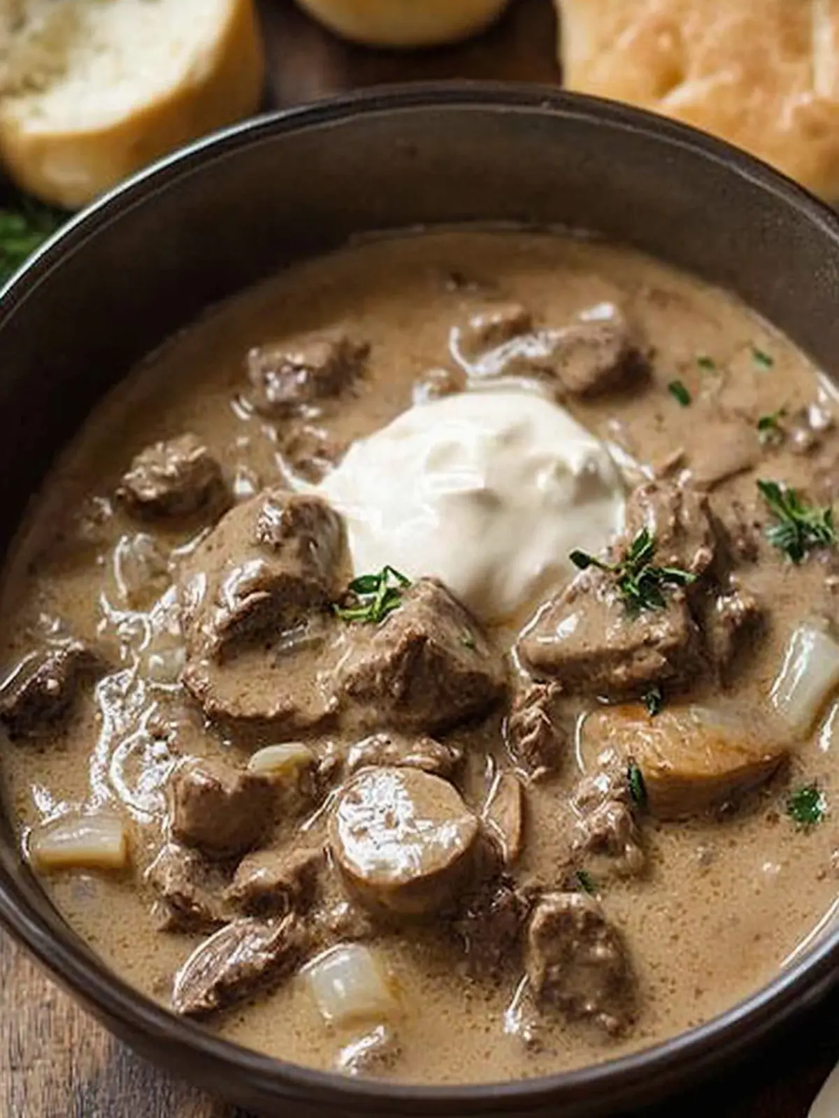 Fall-Apart Slow Cooker Beef Stroganoff Stew for Cozy Nights 3 Slow Cooker Beef Stroganoff Stew