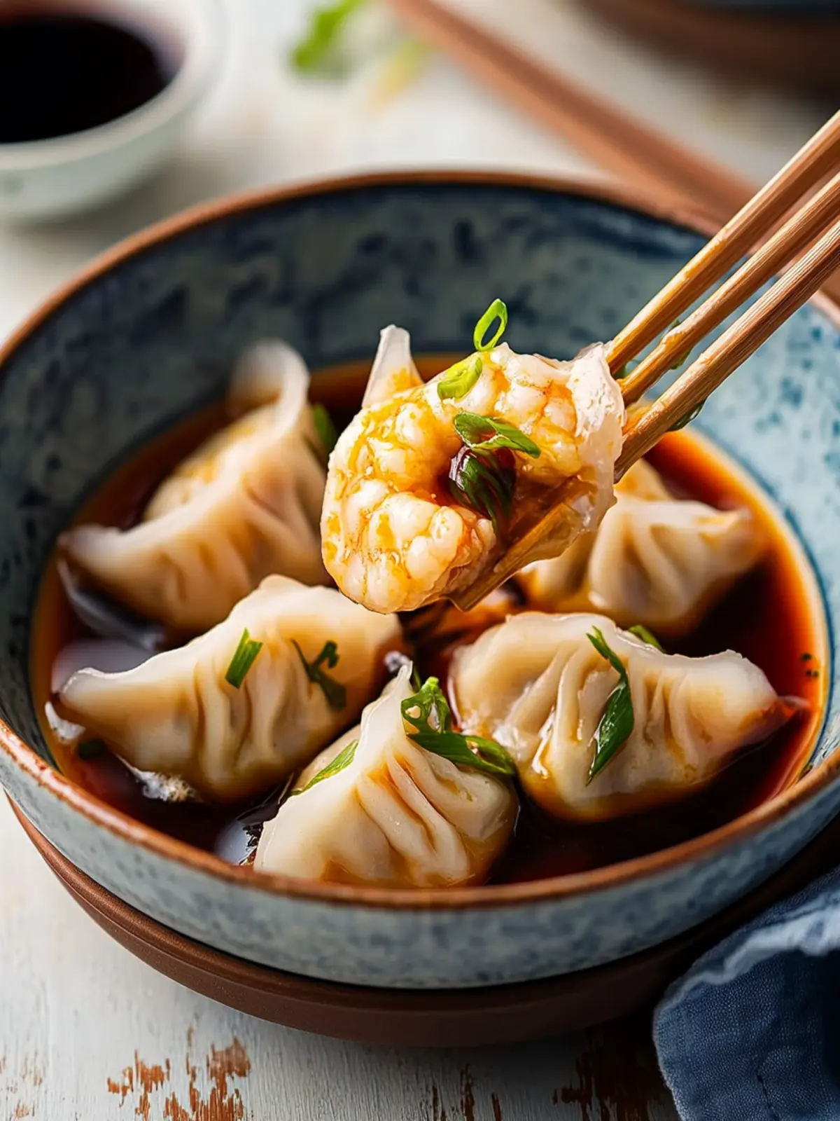 Delicious Prawn Dumplings in Red Oil for a Flavor Explosion 5 Prawn Dumplings in Red Oil