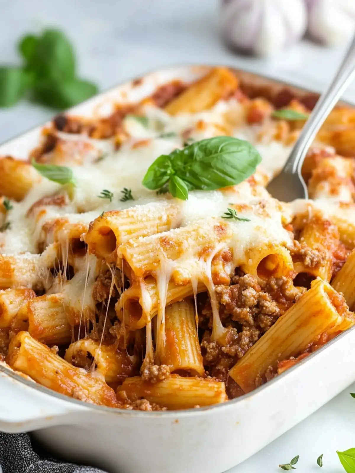 Savory Easy Baked Rigatoni with Ground Beef for Cozy Nights 2 Easy Baked Rigatoni with Ground Beef
