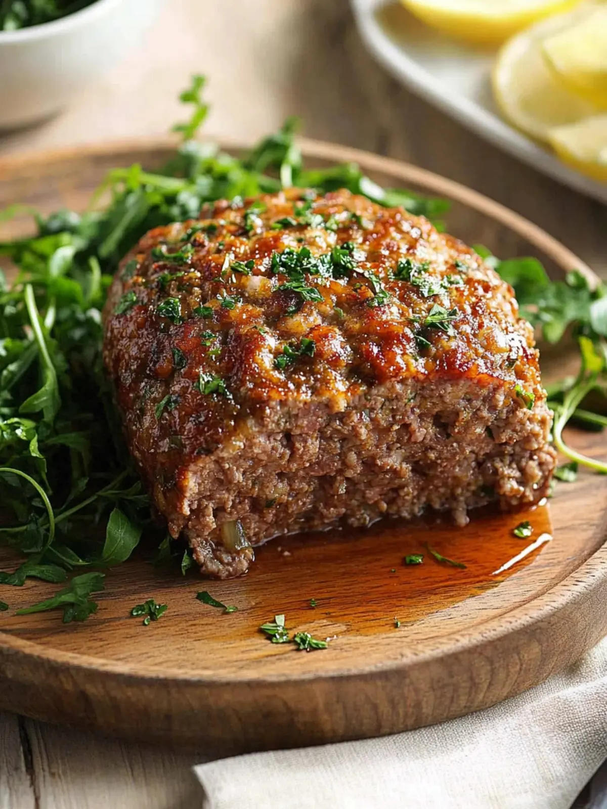Deliciously Juicy Pork Meat Loaf with Italian Flavors 5 Pork Meat Loaf
