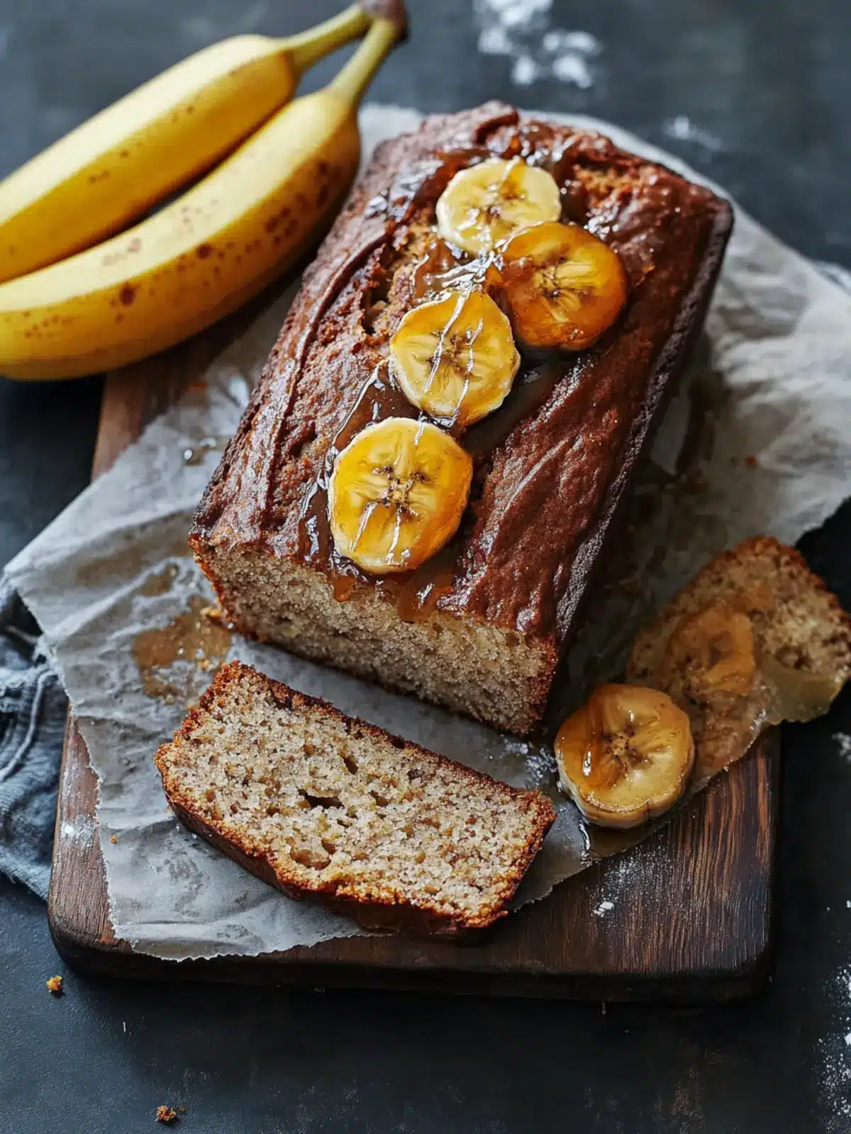 Irresistible Banana Bread With Caramelised Bananas Delight 5 Banana Bread With Caramelised Bananas