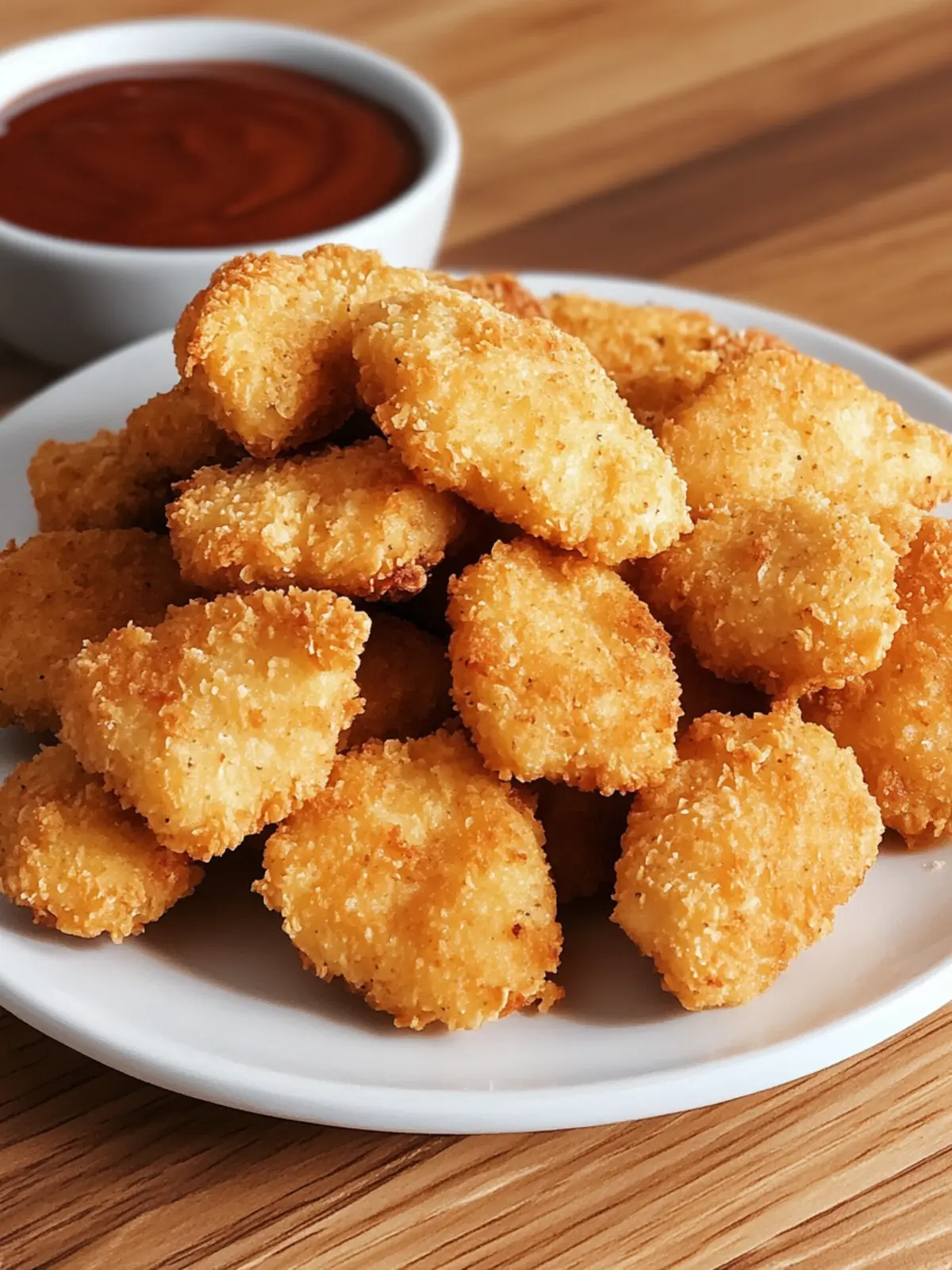 Crispy Chicken Nuggets: Joyful Breaded Chicken Bites at Home 5 Chicken Nuggets (Breaded Chicken Bites)