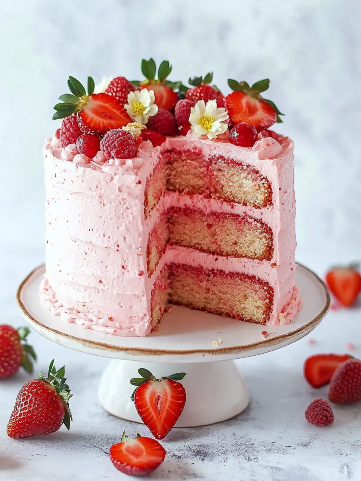 The Tastiest Strawberry Cake Recipe for Effortless Summer Joy 2 The Tastiest Strawberry Cake Recipe