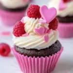 Irresistible Valentine Raspberry Cream Filled Cupcakes to Love 9 Valentine Raspberry Cream Filled Cupcake with a Cupcake