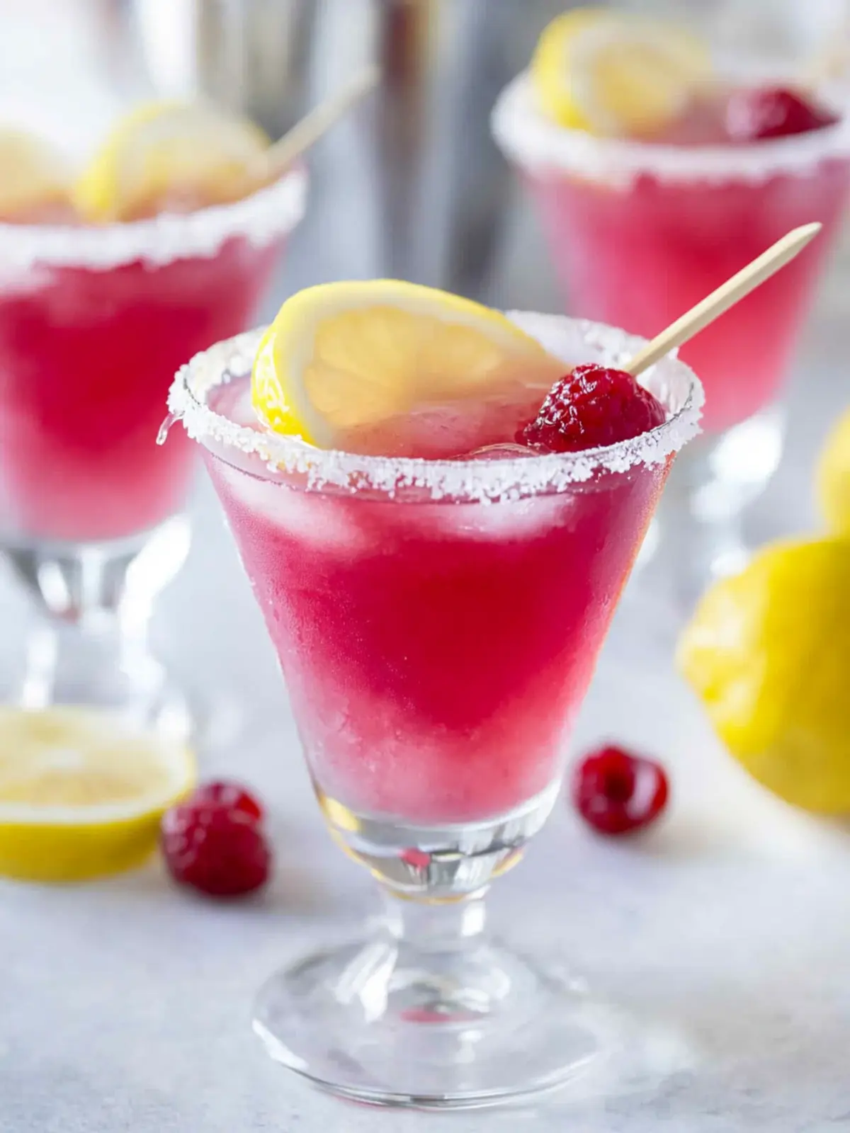 Lemon Drop Jolly Pops: Zesty Cranberry-Raspberry Cocktail 2 Lemon Drop Jolly Pops (Cranberry-Raspberry Vodka Cocktail)