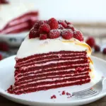 Irresistible Red Velvet Crepe Cake Perfect for Your Sweet Tooth 6 Red Velvet Crepe Cake