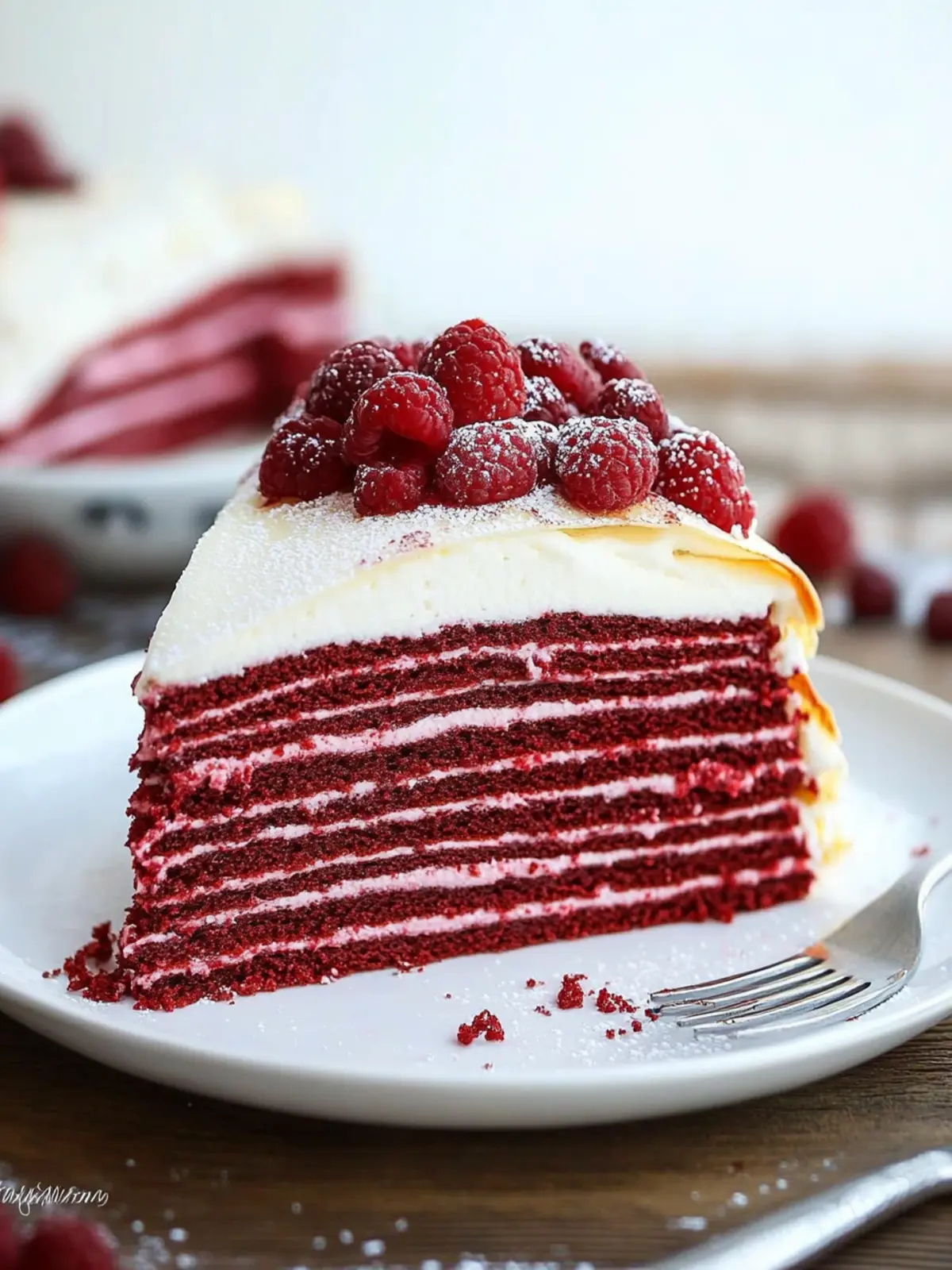 Irresistible Red Velvet Crepe Cake Perfect for Your Sweet Tooth 5 Red Velvet Crepe Cake