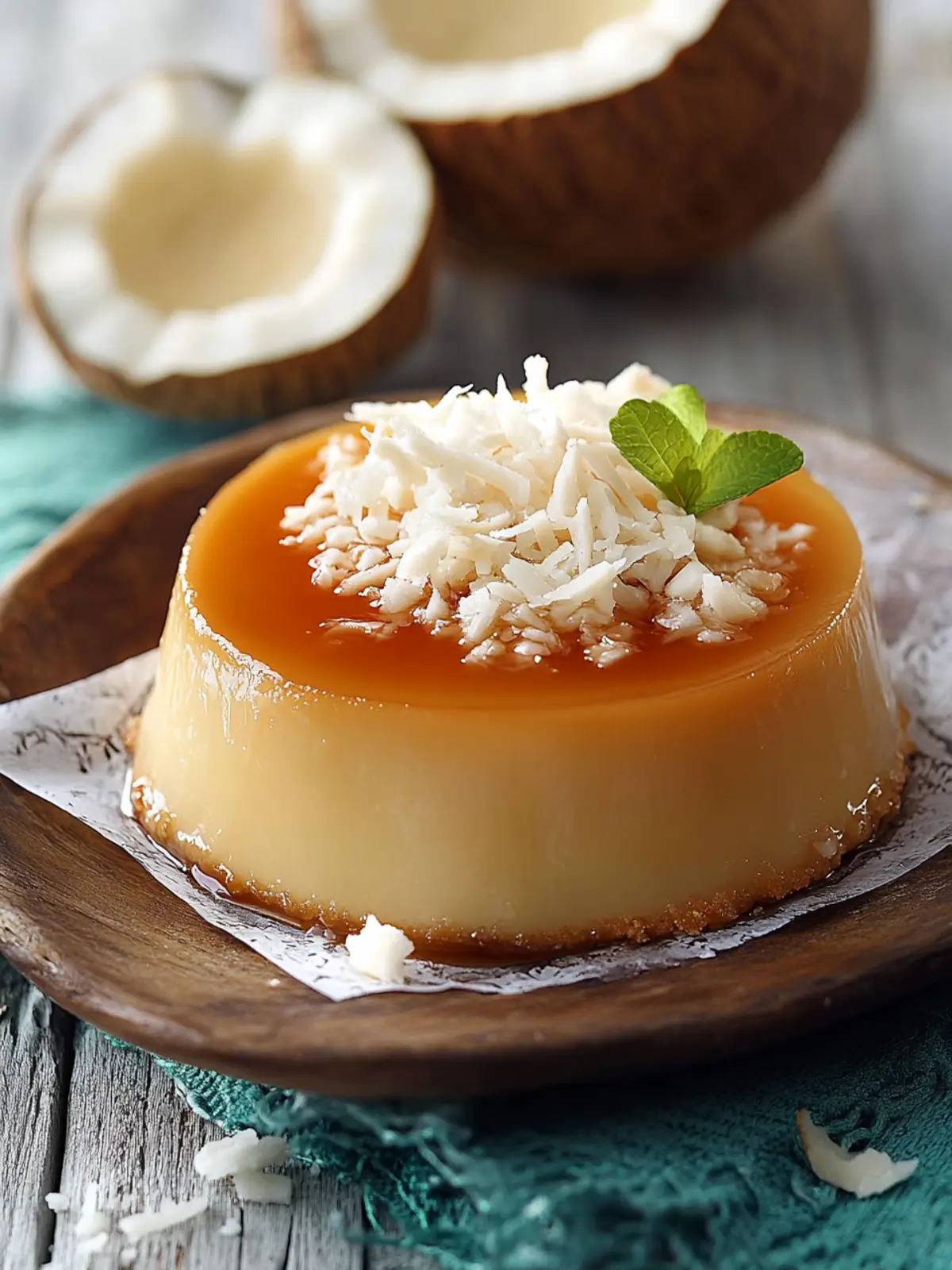 Irresistible Flan de Coco with Silky Caramel Bliss 5 Flan de Coco