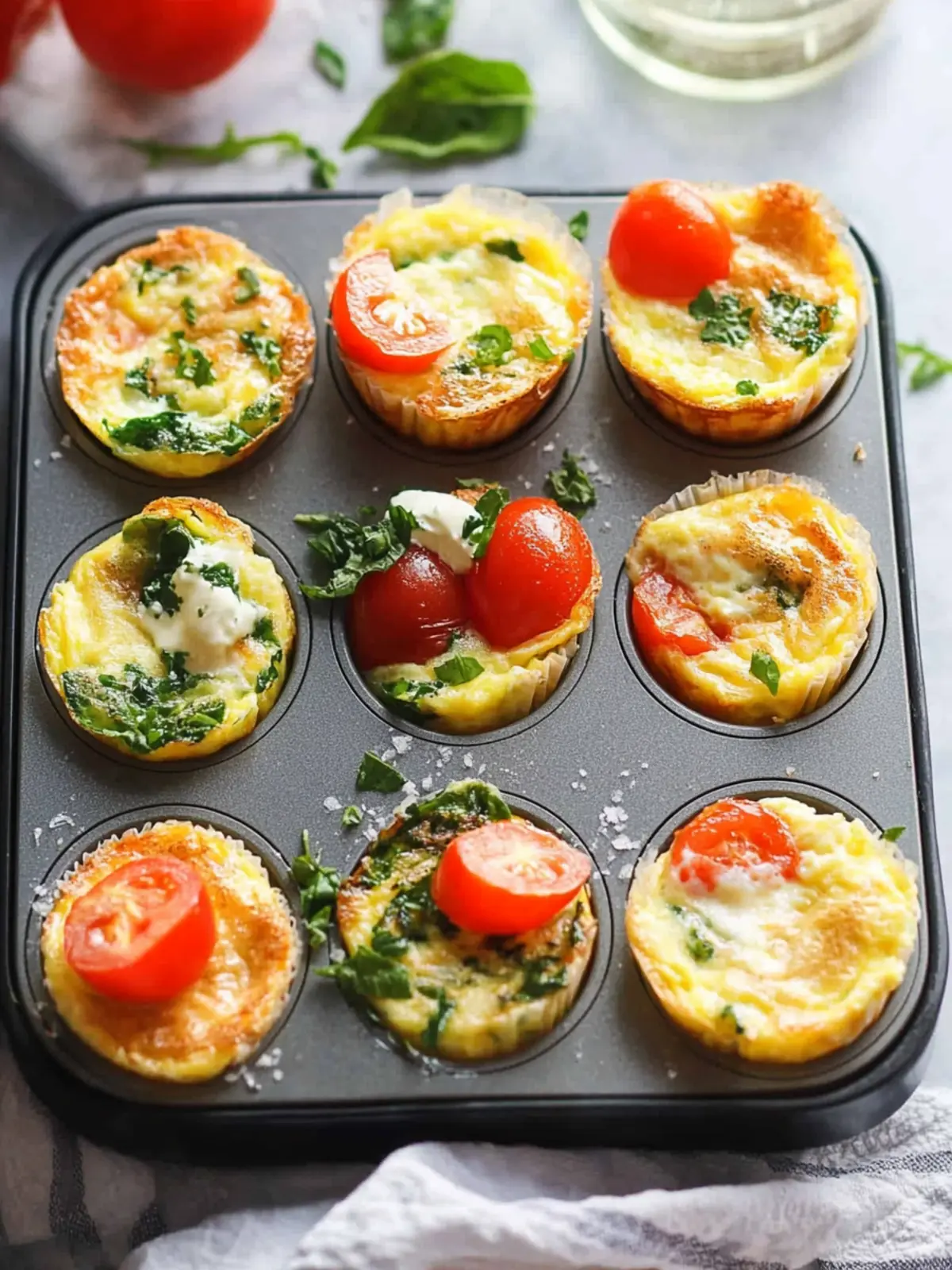 Mini Frittata Muffins Packed with Seasonal Goodness 2 Mini Frittata Muffins