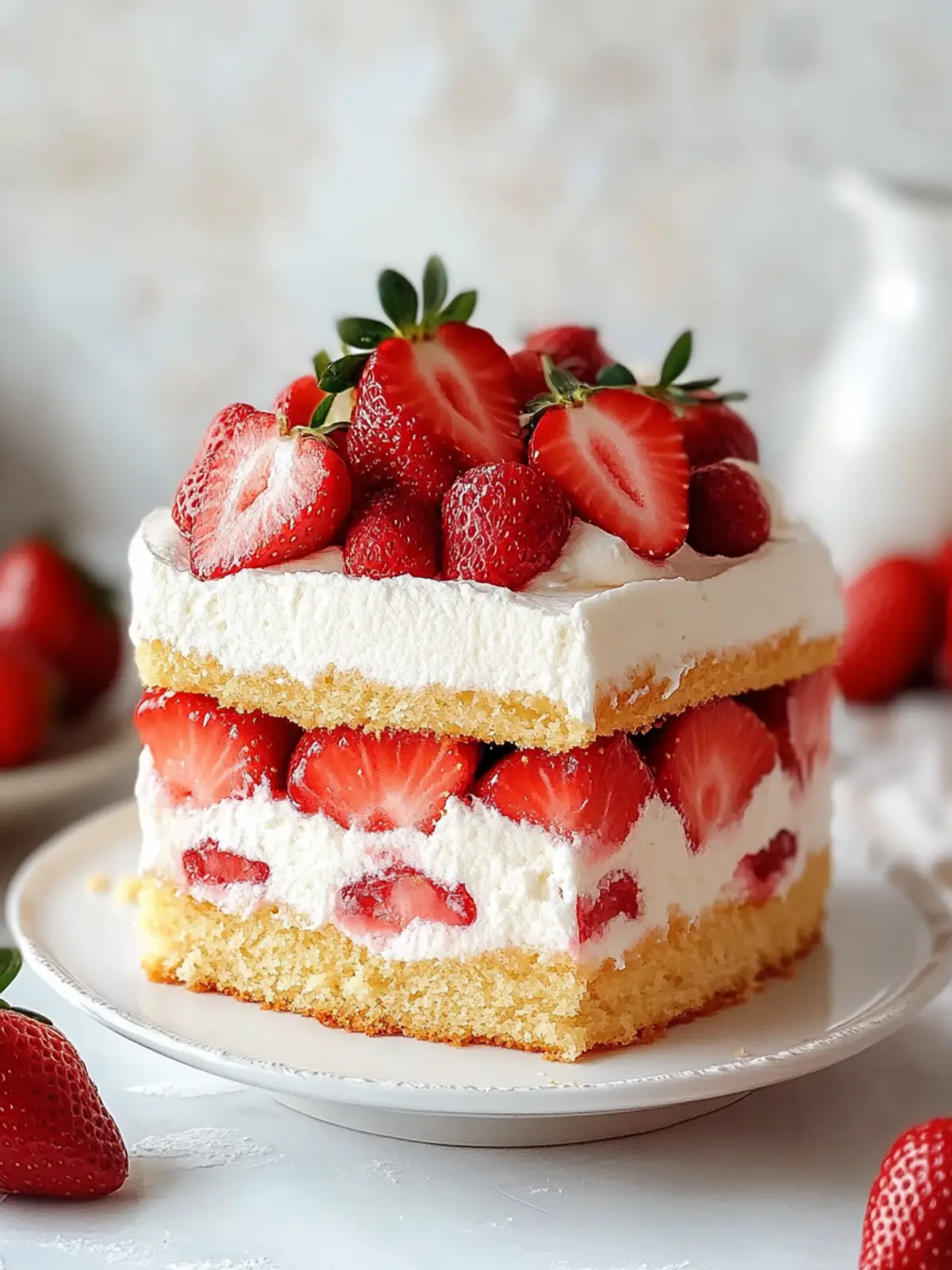 Delicious Strawberry Shortcake Cake for Summer Bliss Magic 5 Delicious Strawberry Shortcake Cake for Summer Bliss