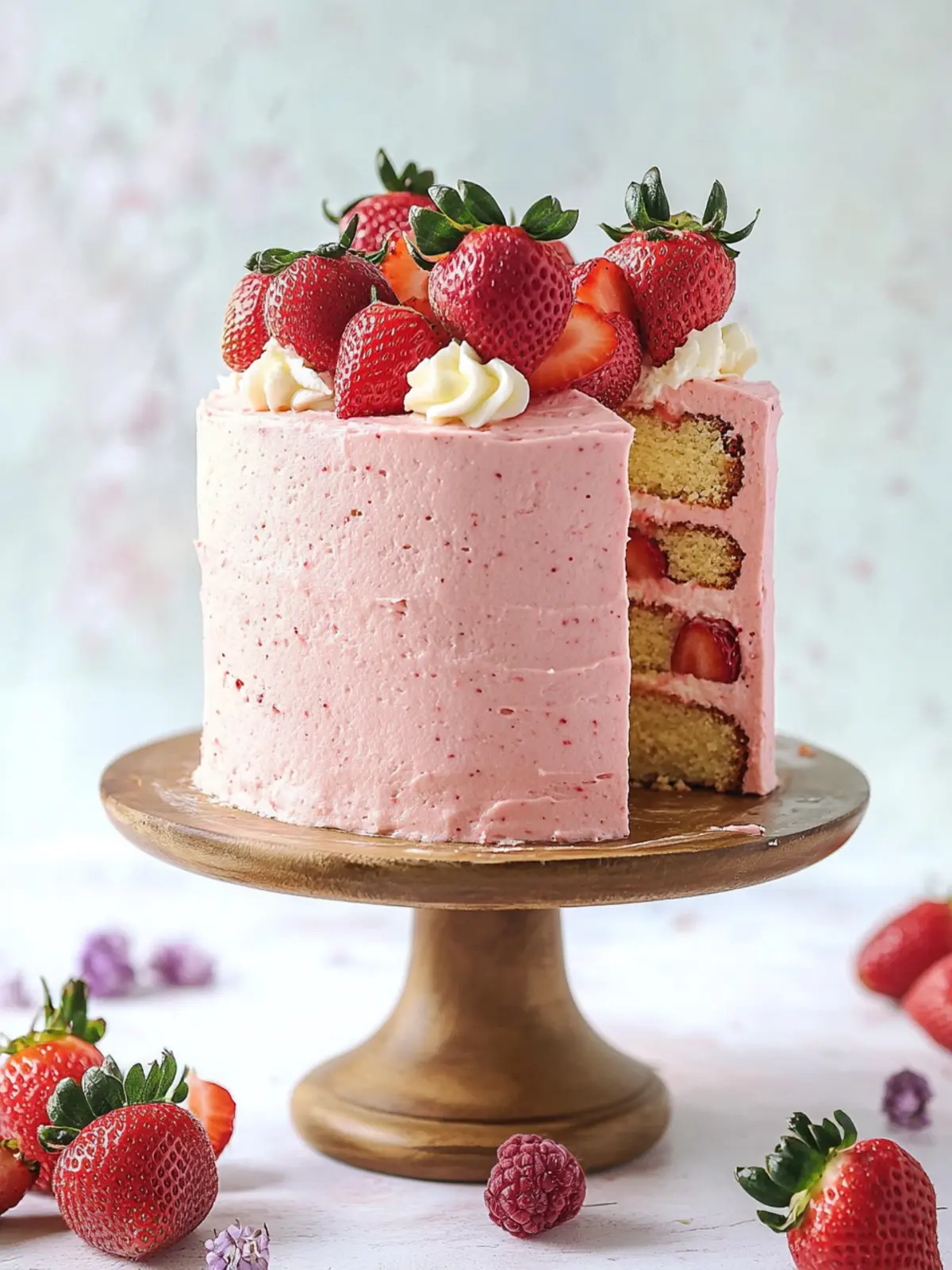 The Tastiest Strawberry Cake Recipe for Effortless Summer Joy 4 The Tastiest Strawberry Cake Recipe