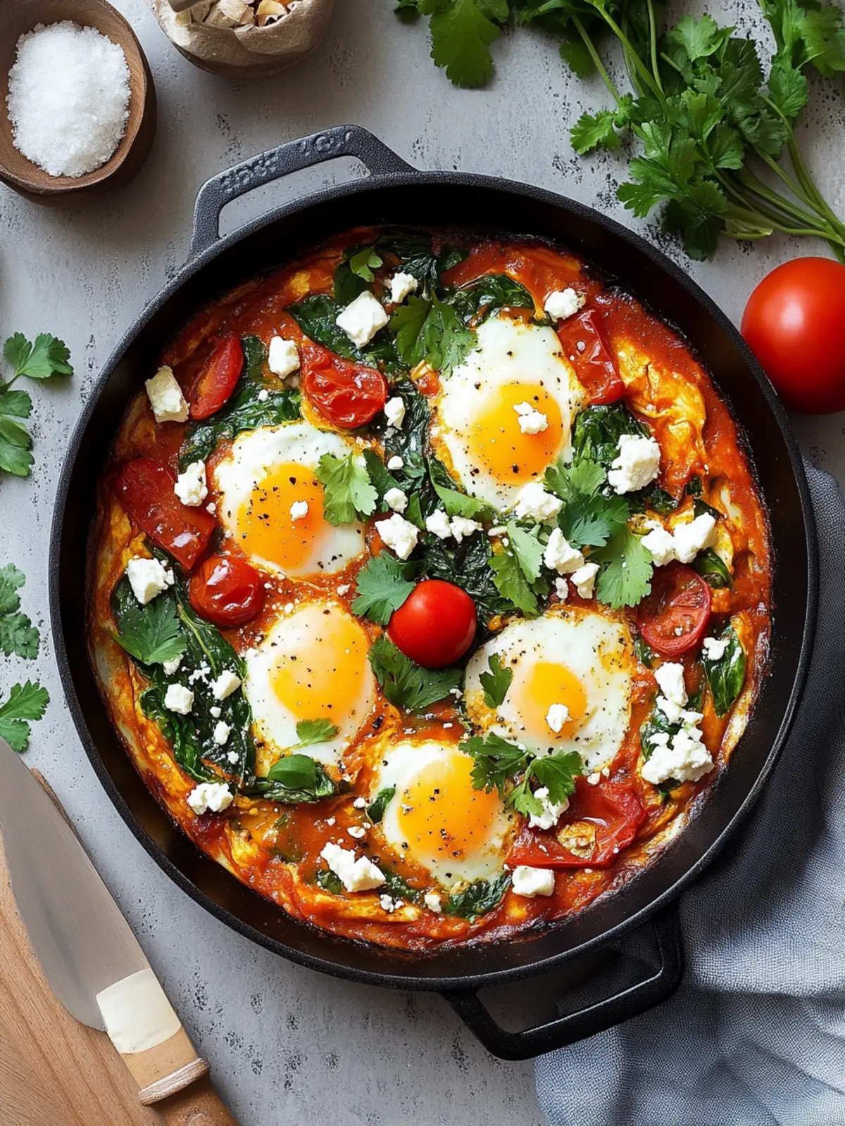 Best Shakshuka: Spinach and Feta One-Pan Wonder You’ll Love 4 Best Shakshuka: Spinach and Feta, One Pan Wonder!