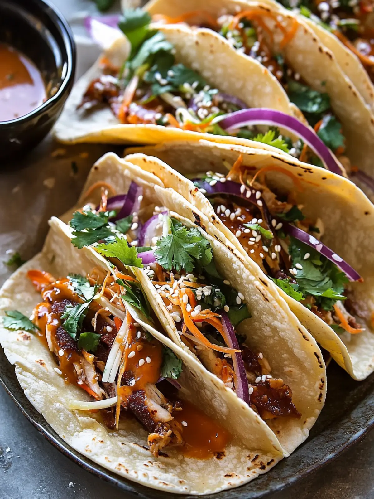 Crockpot Korean Inspired Tacos with Yum Yum Sauce Bliss 3 Crockpot Korean Inspired Tacos with Yum Yum Yummm Sauce.